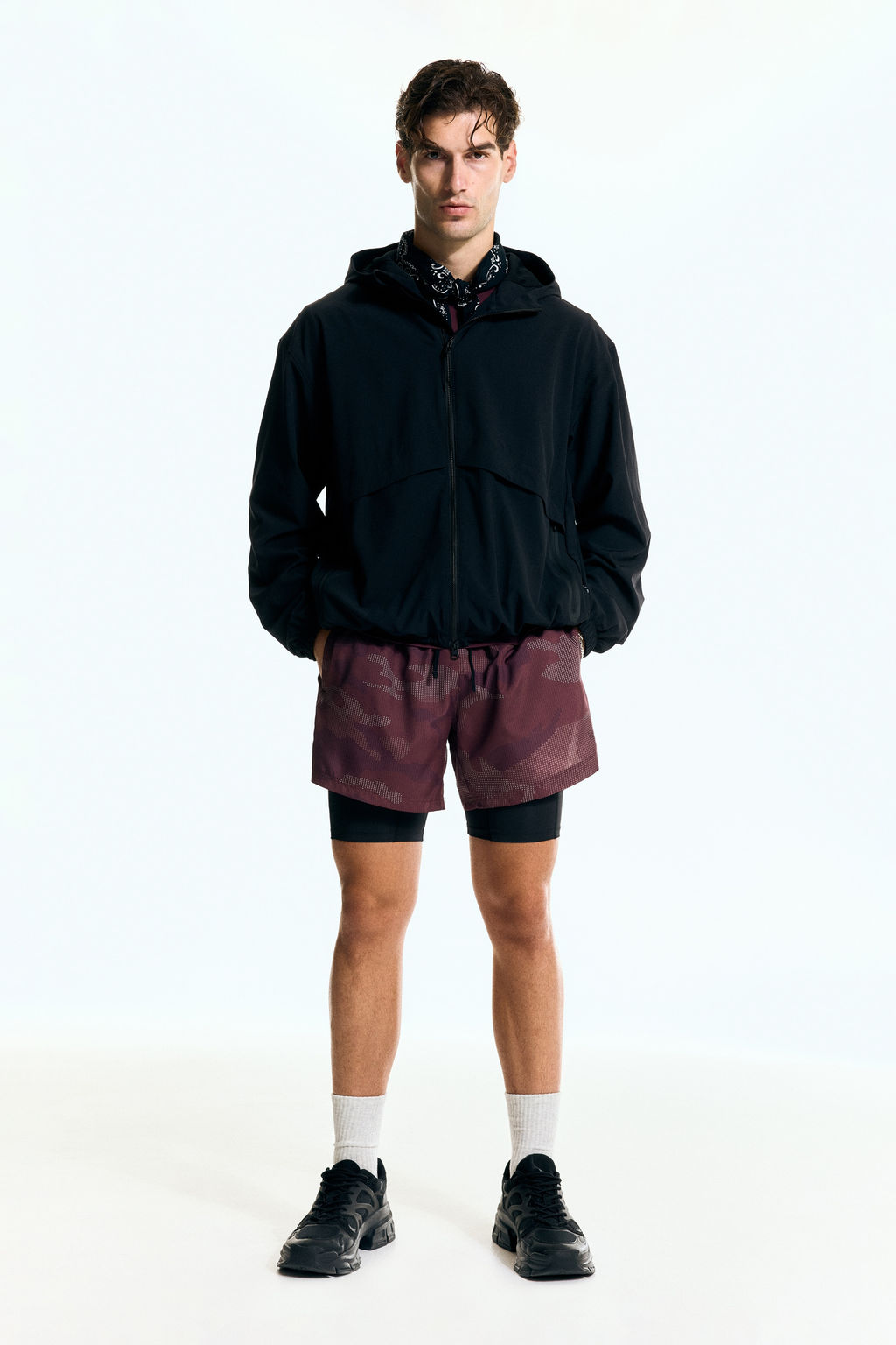 Pantal?n corto de doble capa con DryMove - H&m фото 5