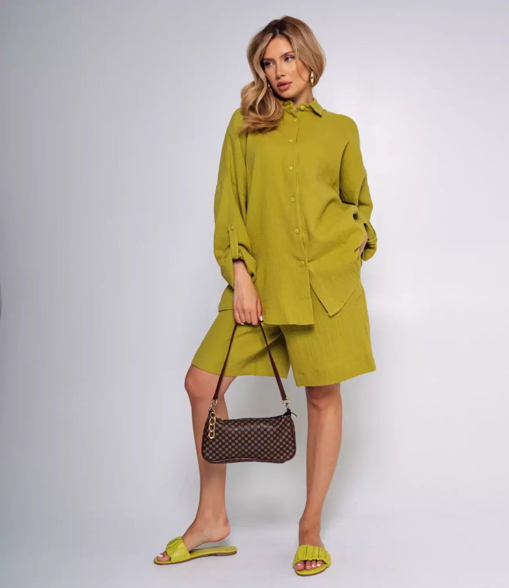 Костюм #ОБШ2490, оливковый - Dommod фото 4