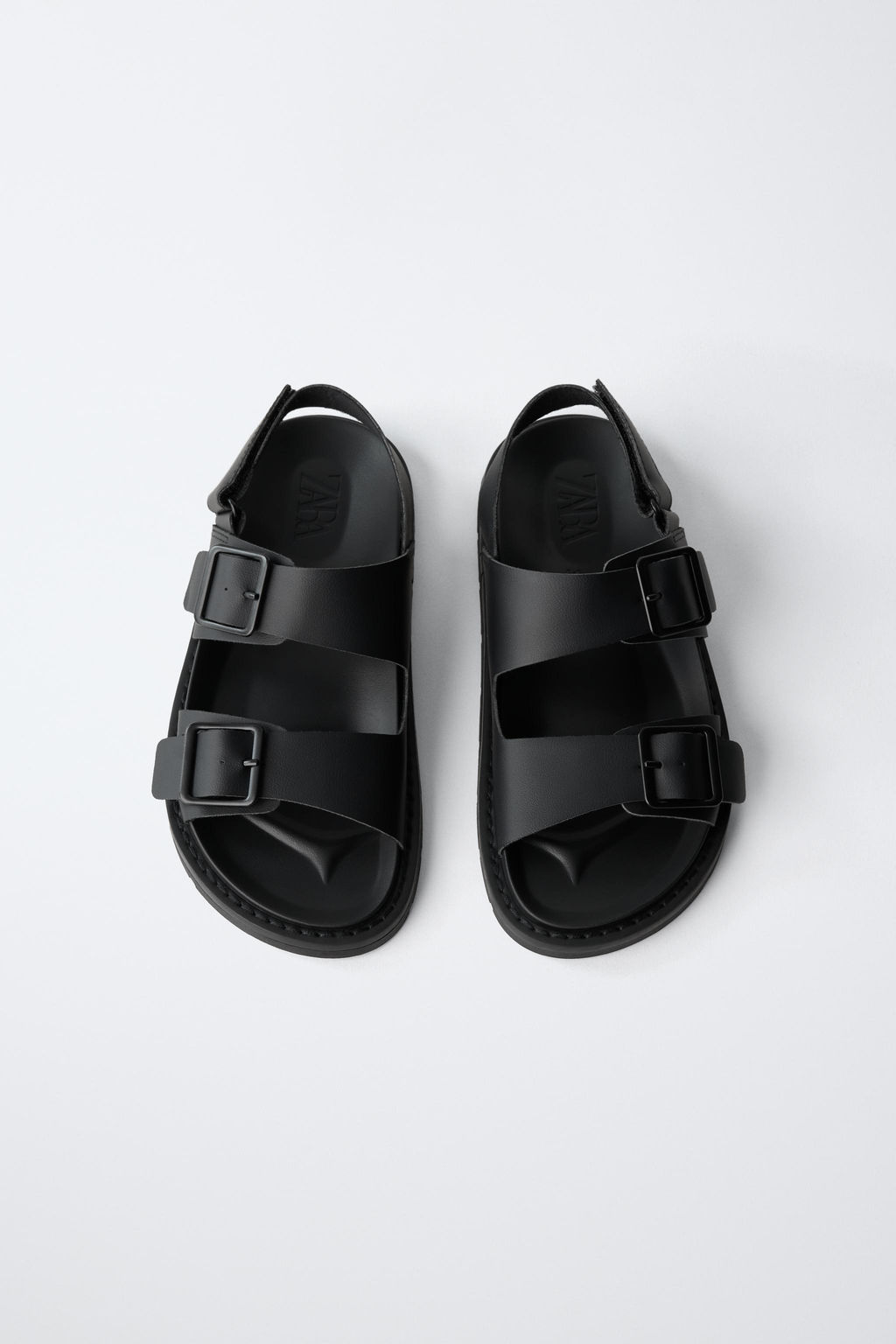 SANDALIA HEBILLAS / Negro - Zara фото 4