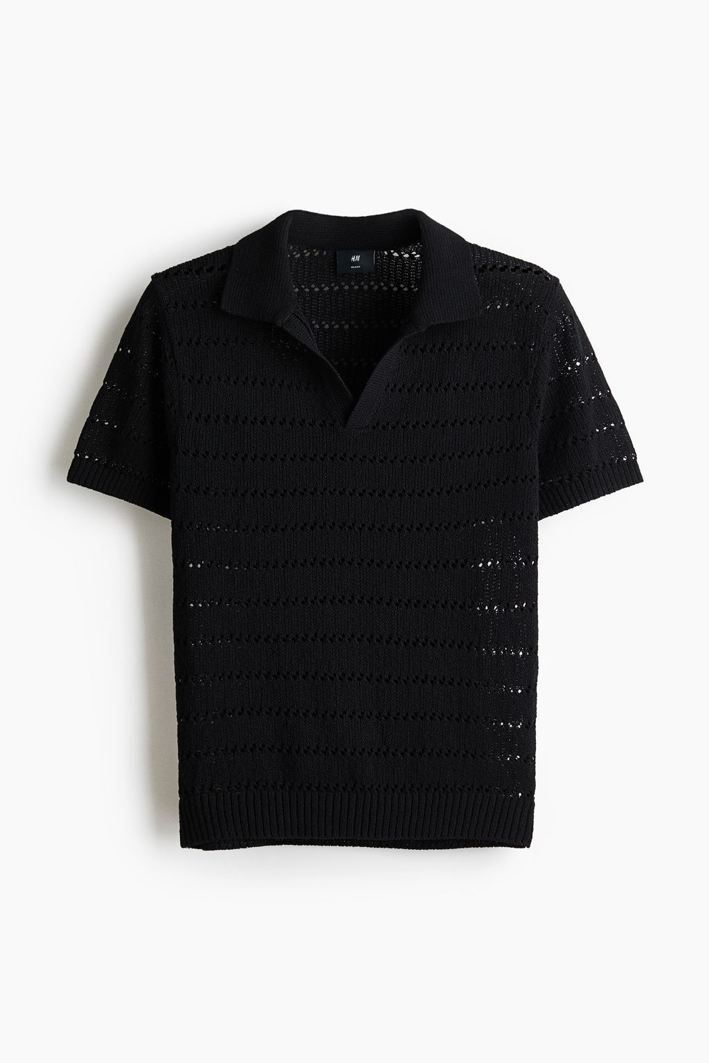 Polo en punto calado Relaxed Fit - H&m фото 2