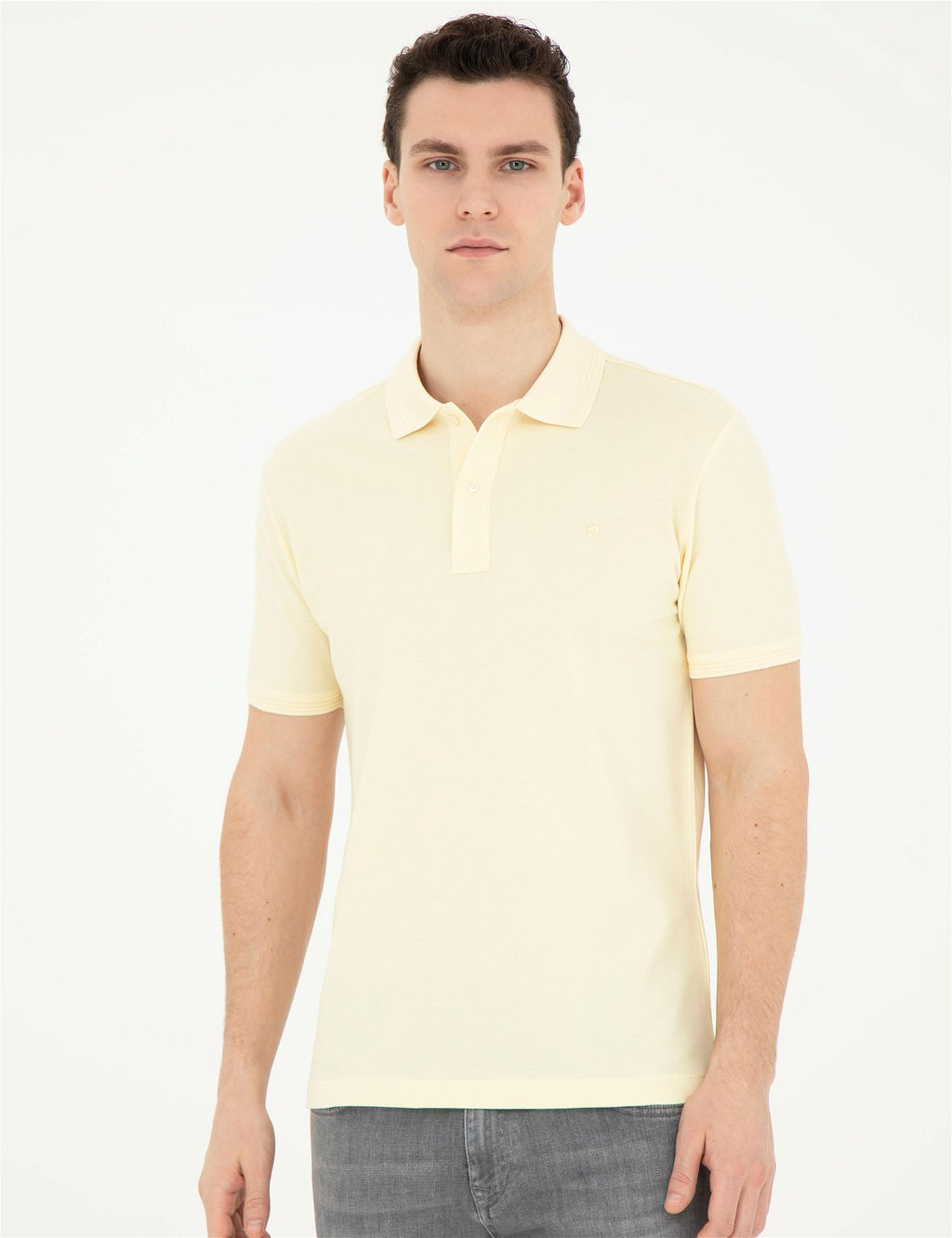 Sar_ Slim Fit Basic Ti__rt - Pierre cardin фото 3