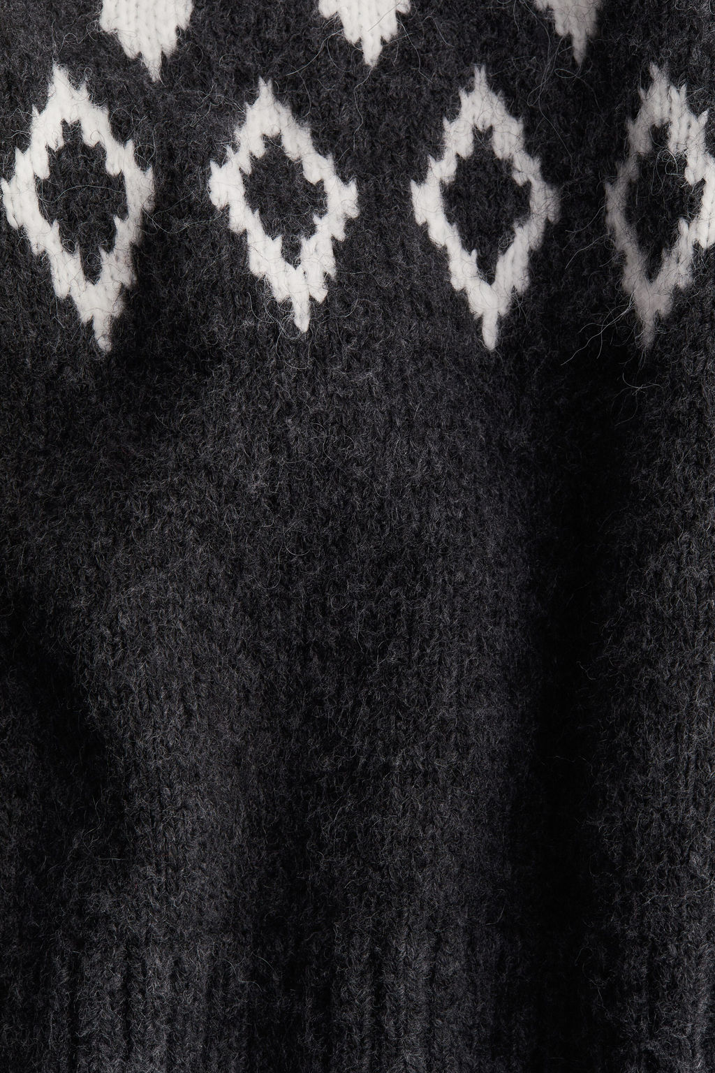 Jersey en punto jacquard con cuello perkins - H&m фото 8