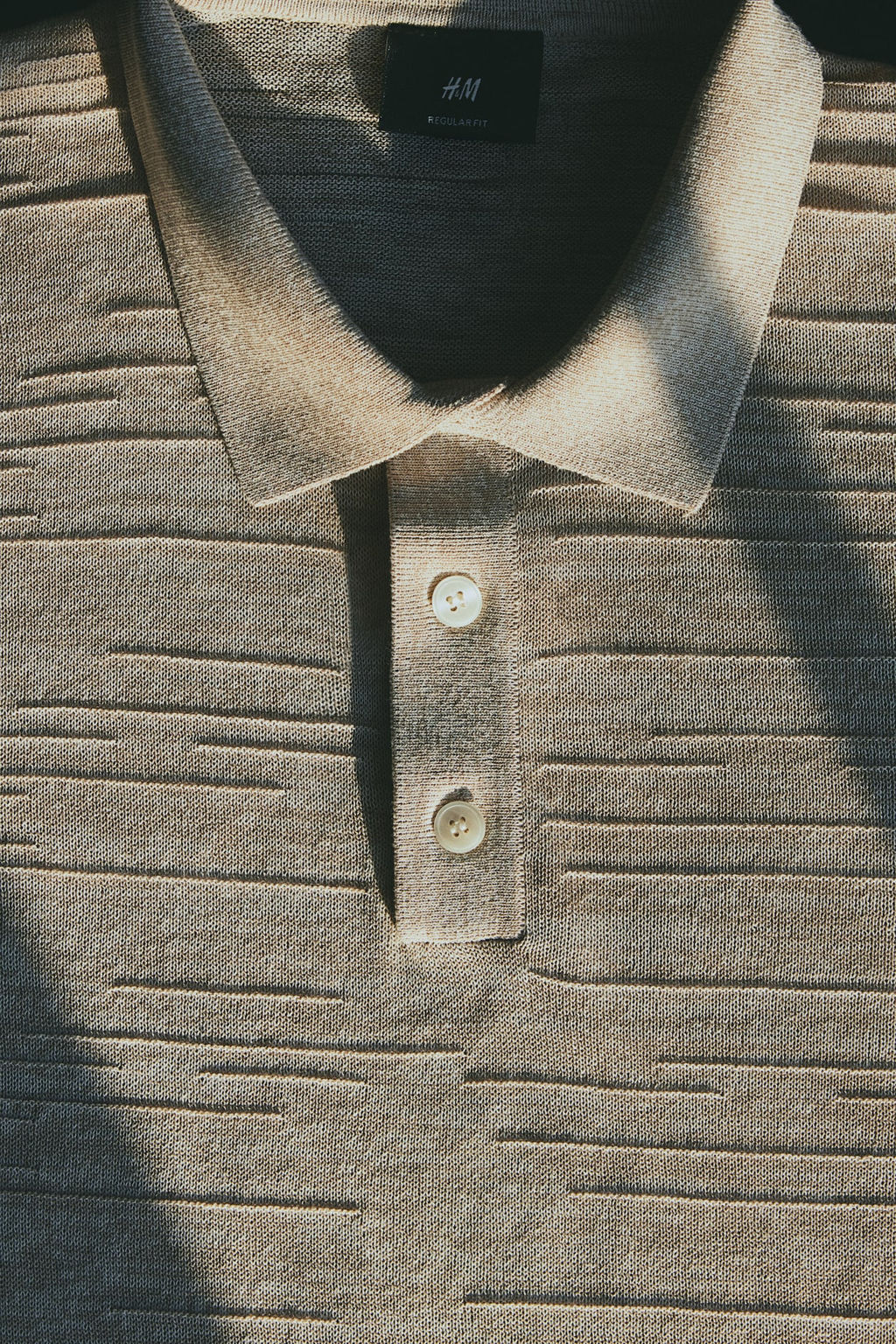 Polo en punto fino Regular Fit - H&m фото 3