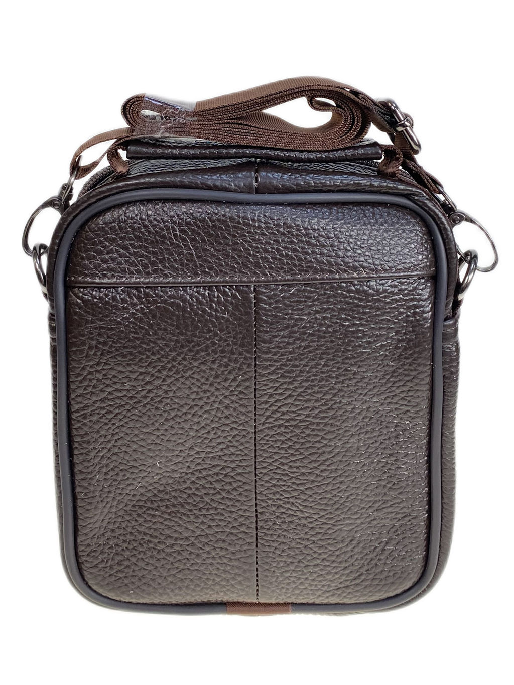 Сумка мужская из натуральной кожи, цвет коричневый - Greta фото 2