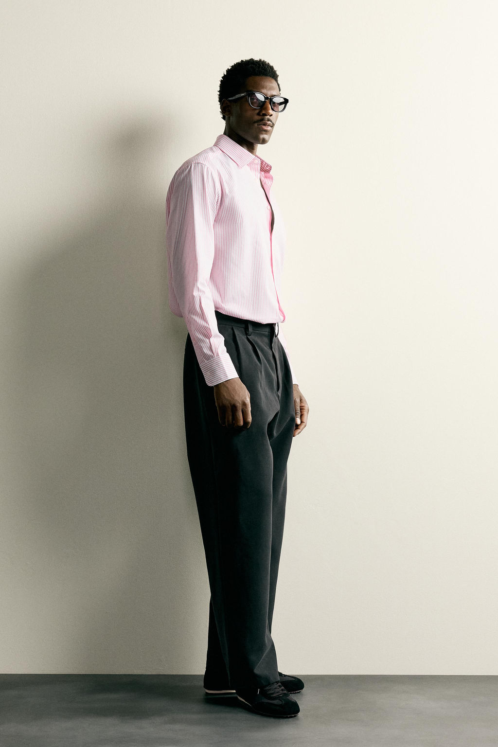 CAMISA REGULAR FIT ESTRUCTURA / Coral rojo - Zara фото 4