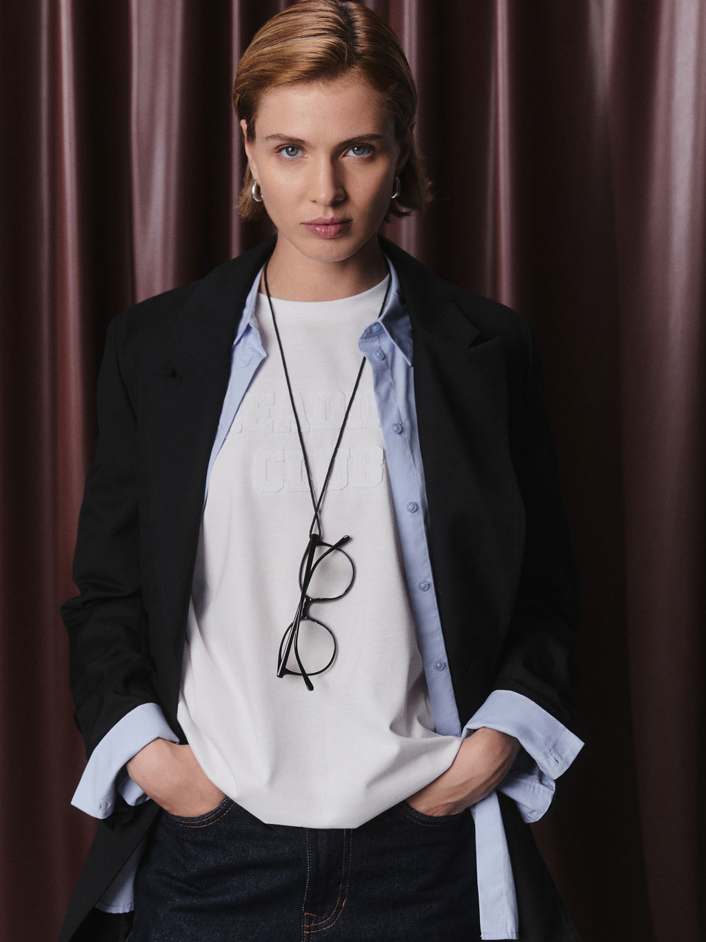 Футболка из хлопка с аппликацией / Zarina  фото 4