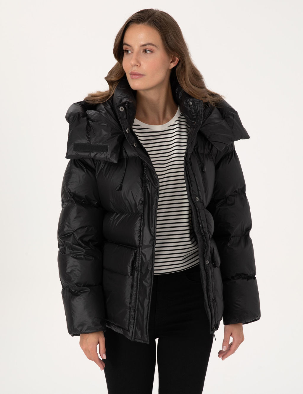 Siyah Oversize Mont - Pierre cardin фото 3