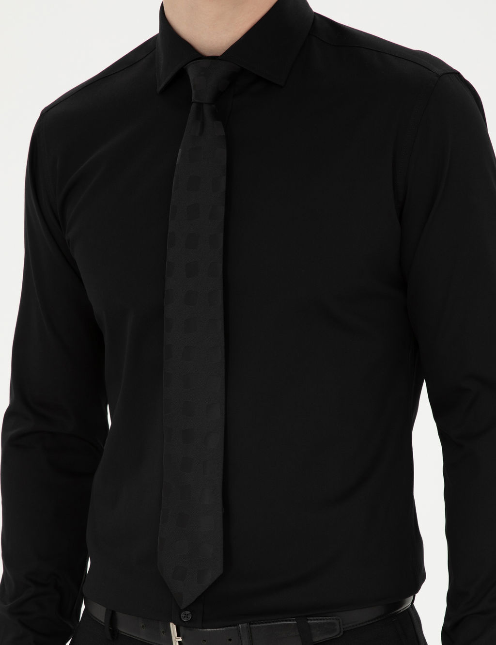 Siyah Likral_ Kolay _t_lenebilir Ekstra Slim Fit Basic G_mlek