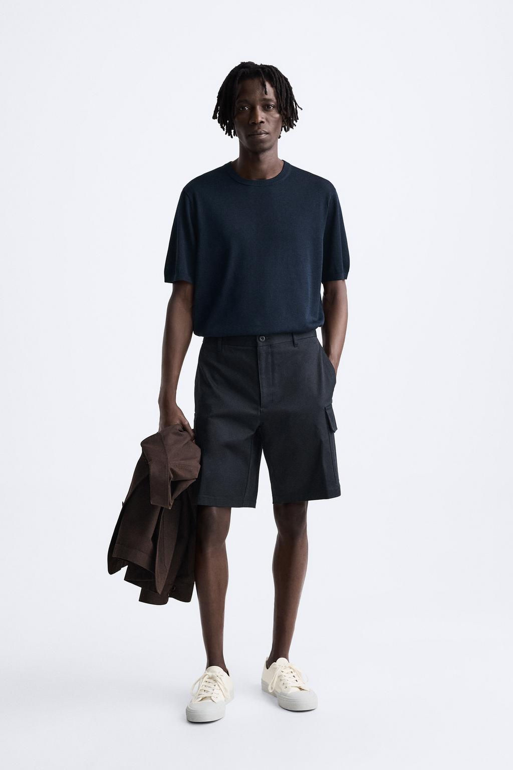 KNIT COTTON - SILK T-SHIRT