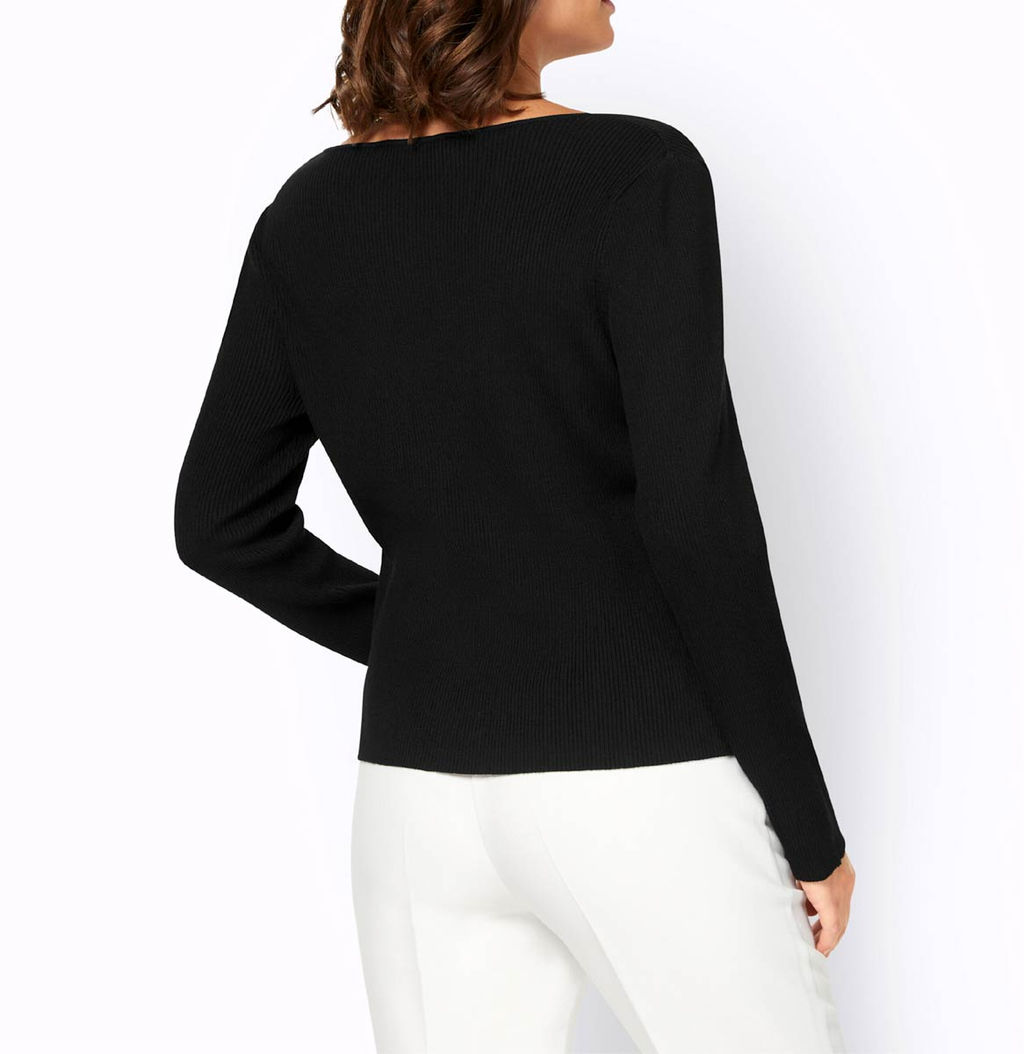 Пуловер, черный - Heine фото 4