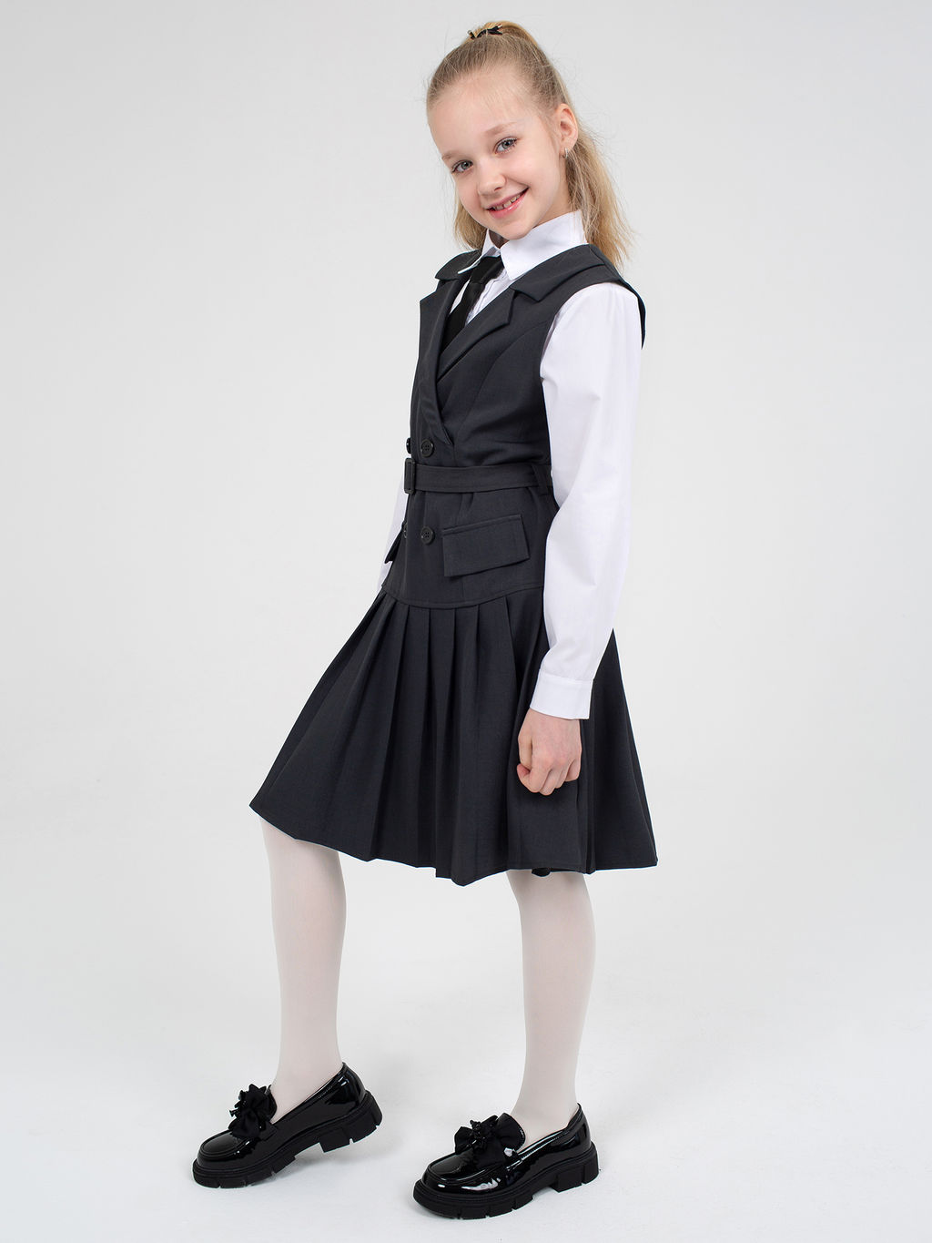 Сарафан для девочек - Синий мир фото 11