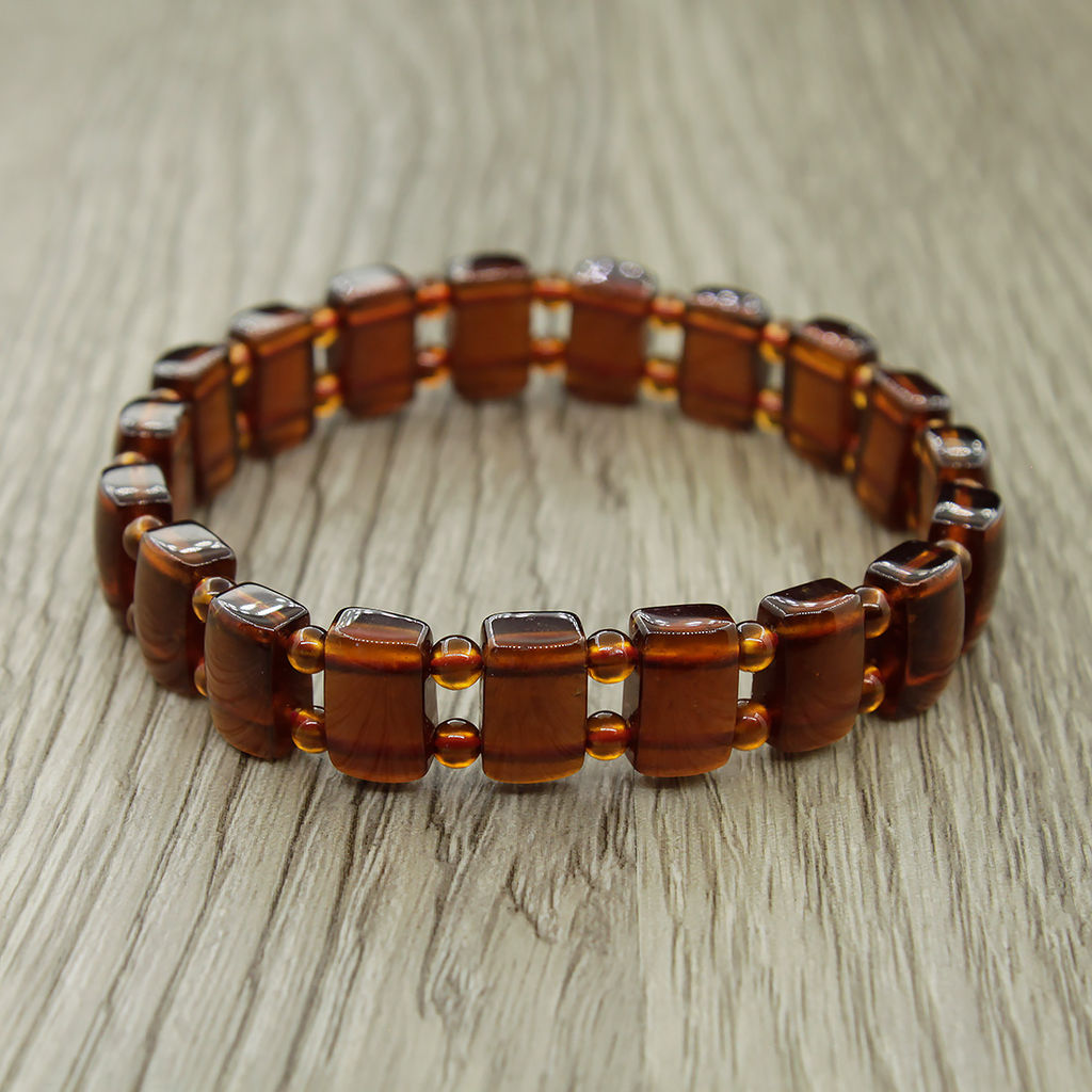 Гранат прозрачный (Индия), браслет длиной 17см - Agat77 фото 2