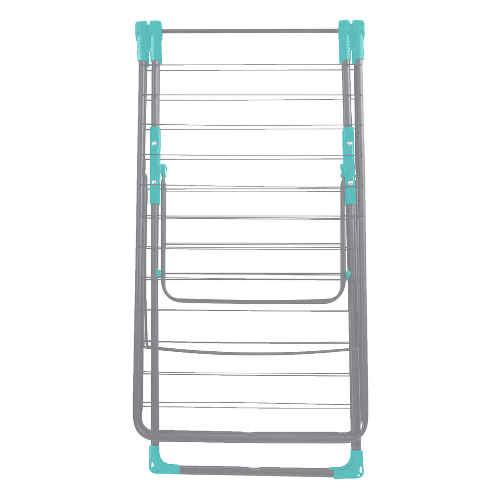 Сушилка для белья напольная двухуровневая 21 м (СЕРЕБРО) арт. СБ8/С/МС, СБ8, СБ8С