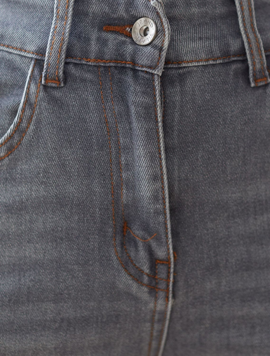 Джинсы mom-fit из эластичного облегченного денима - Vilatte фото 6