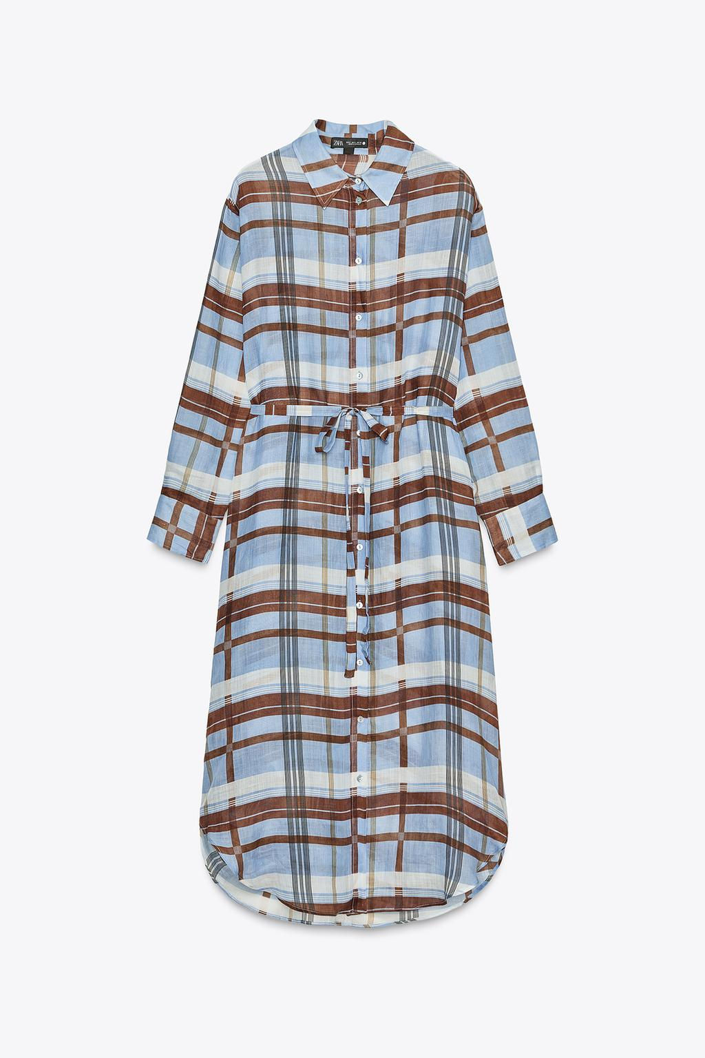 RAMIE SHIRT DRESS ZW COLLECTION - Zara фото 4