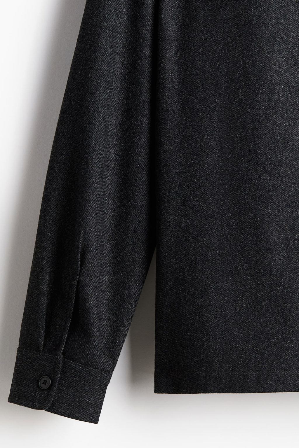 Camisa en mezcla de lana - H&m фото 7