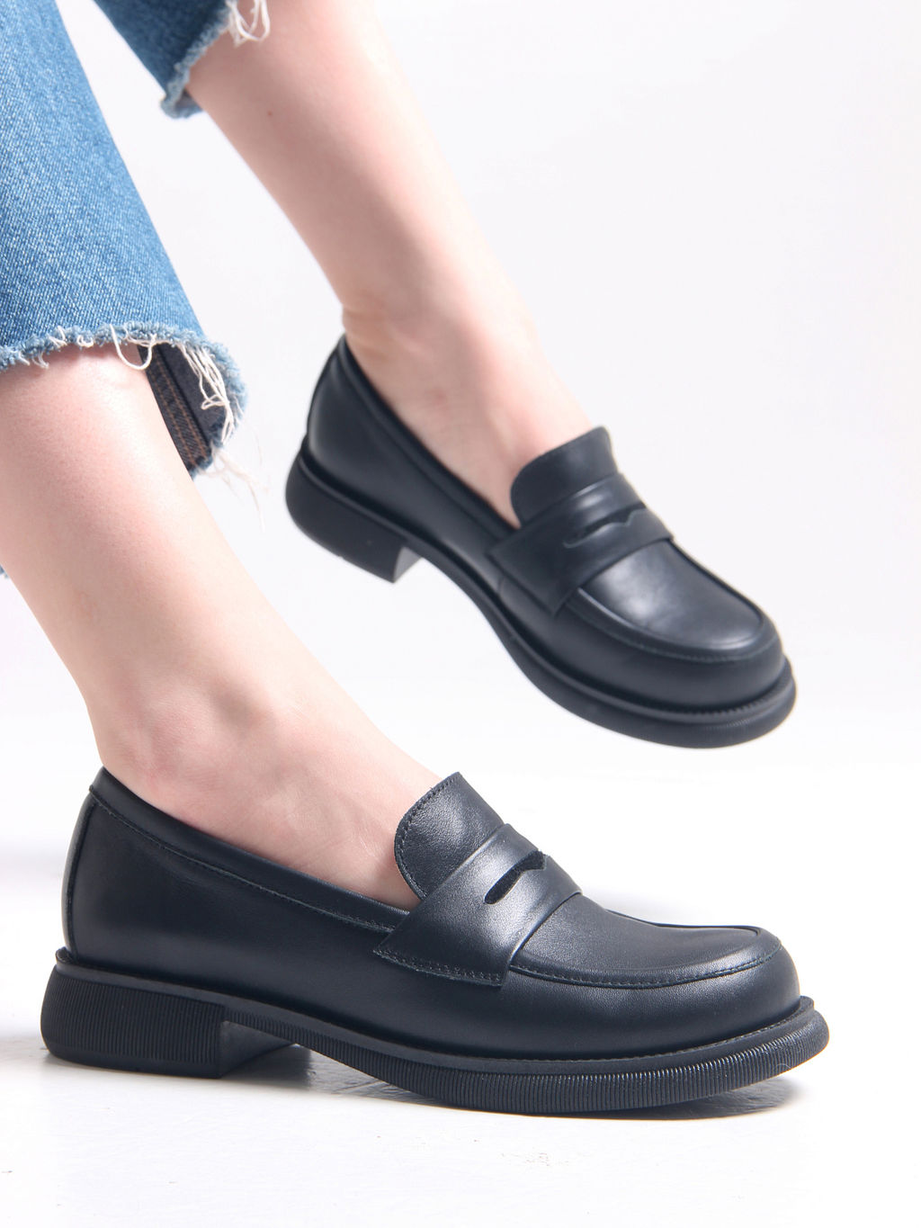 Лоферы туфли 175.патрицияbl. черный