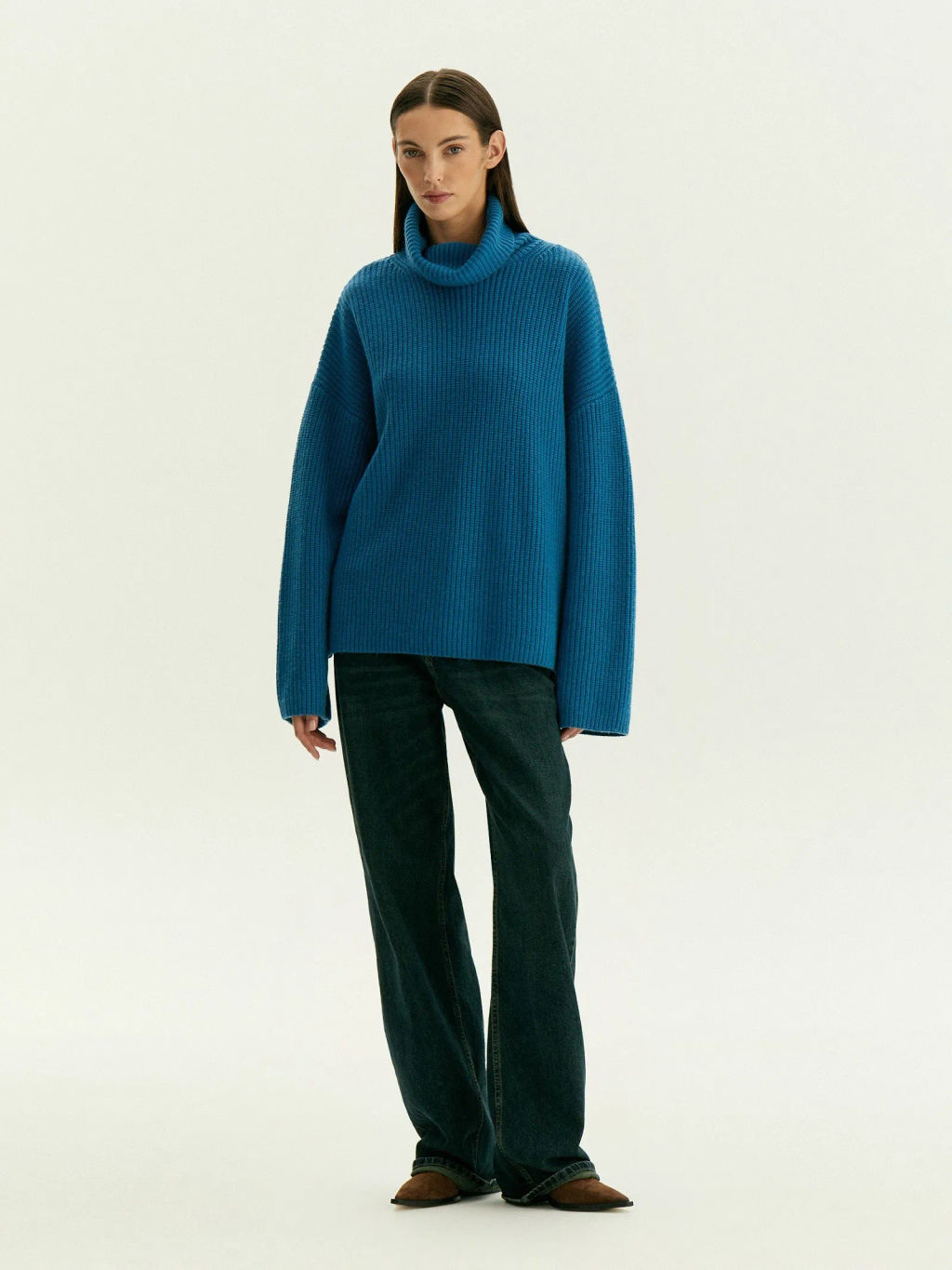 Свитер с высоким воротником из смесовой шерсти, B3042/ondine - Emka фото 2