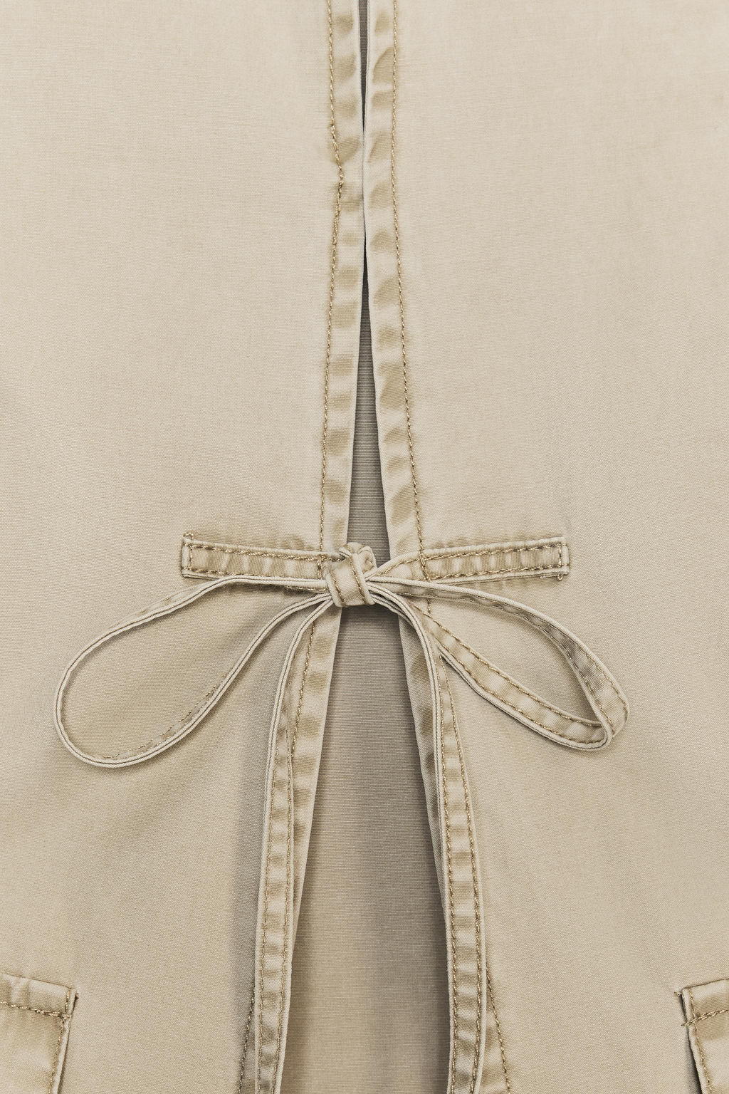 WASHED-EFFECT WAISTCOAT TOP - Zara фото 4