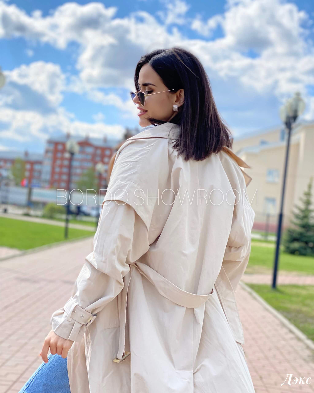 Тренч Дэкс (бежевый) Турция - Nadi bordo фото 6