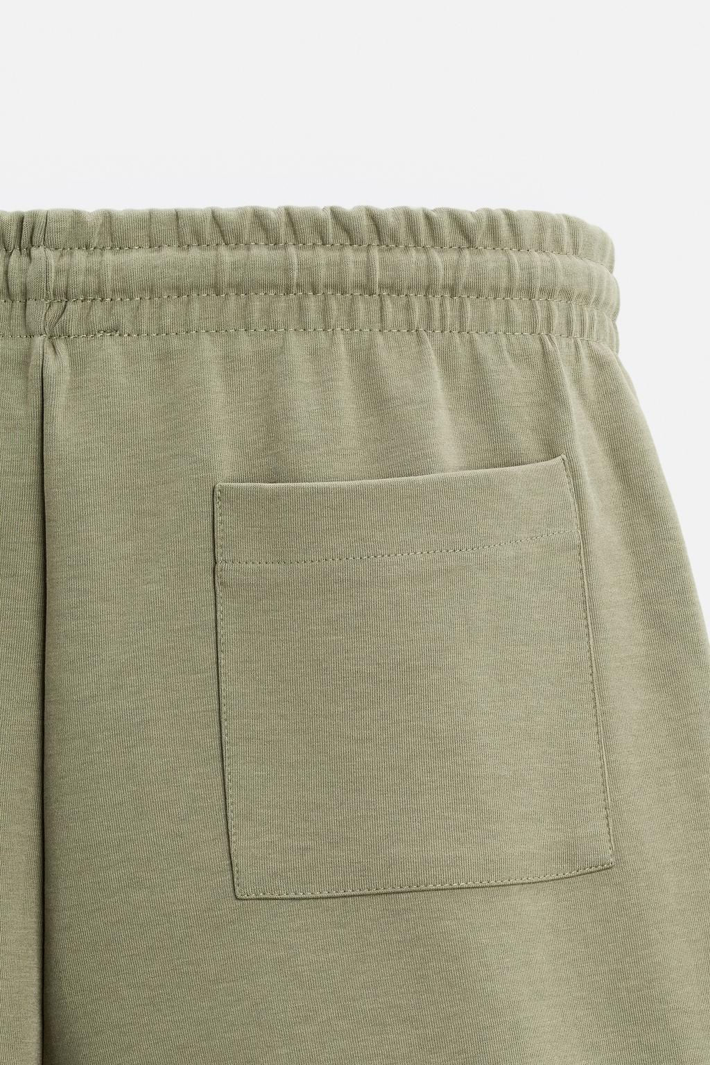 INTERLOCK TEXTURED BERMUDA SHORTS - Zara фото 36