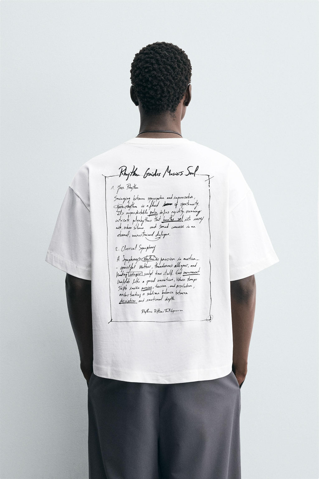EMBROIDERED SLOGAN T-SHIRT - Zara фото 3