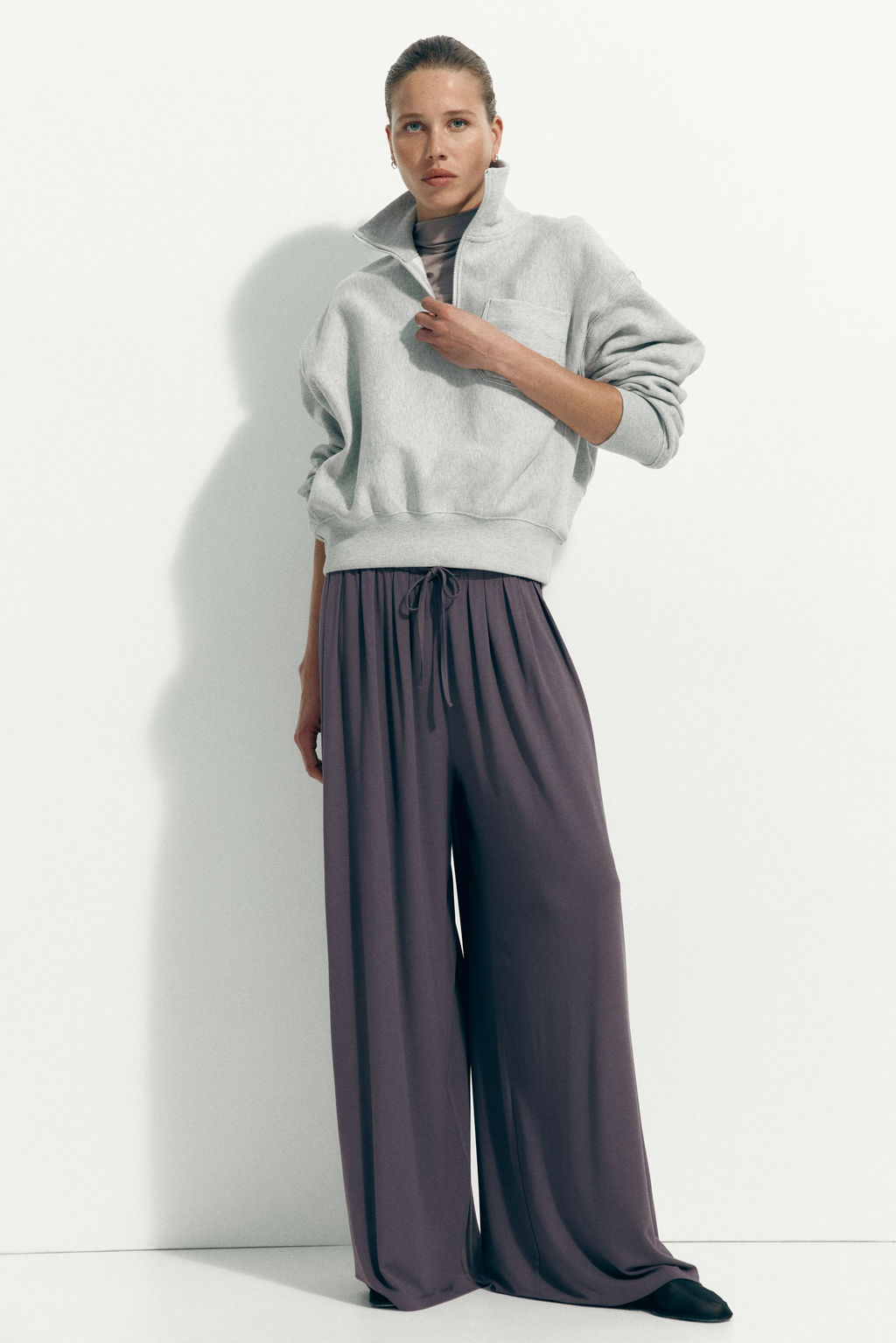 Pantal?n de punto con cord?n de ajuste - H&m фото 9