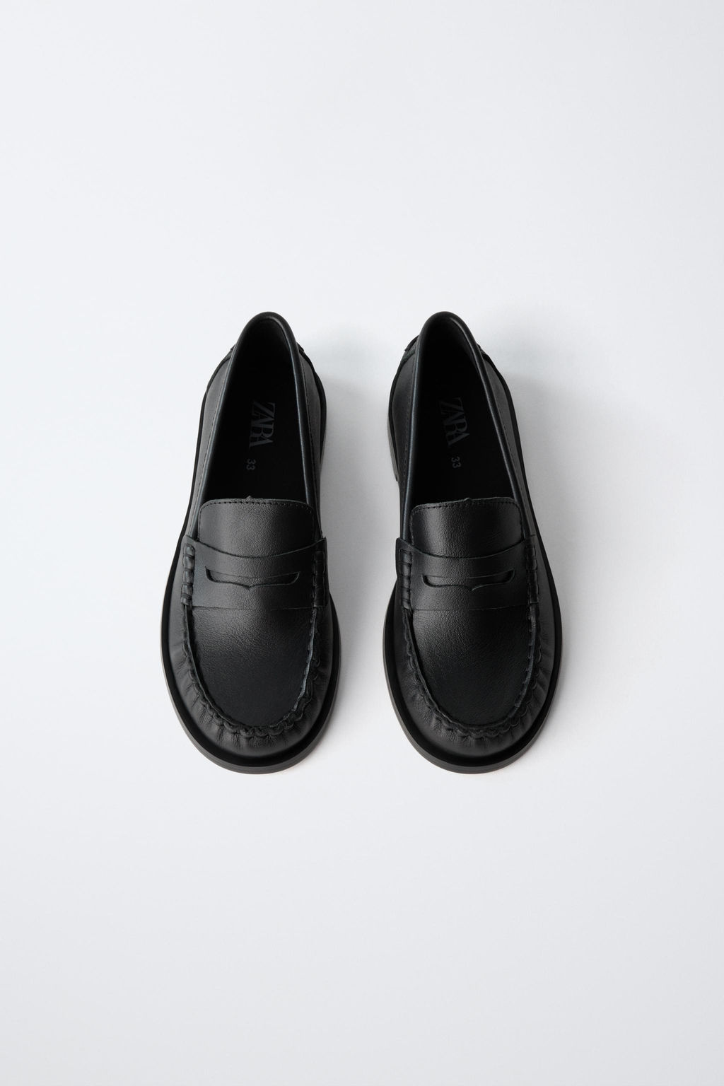 MOCAS?N PIEL / Negro - Zara фото 4