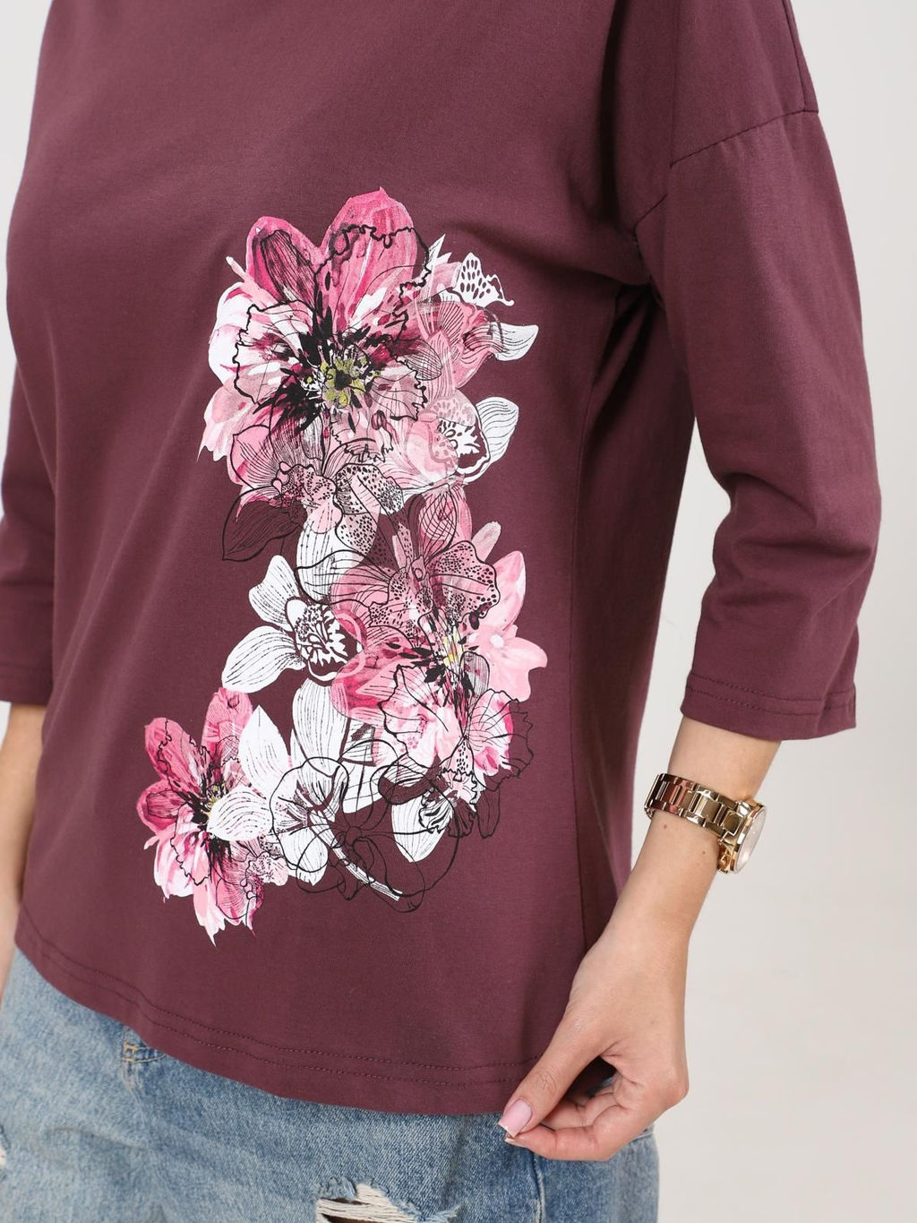 IV-CAPRIZ Мимулус - футболка лиловый