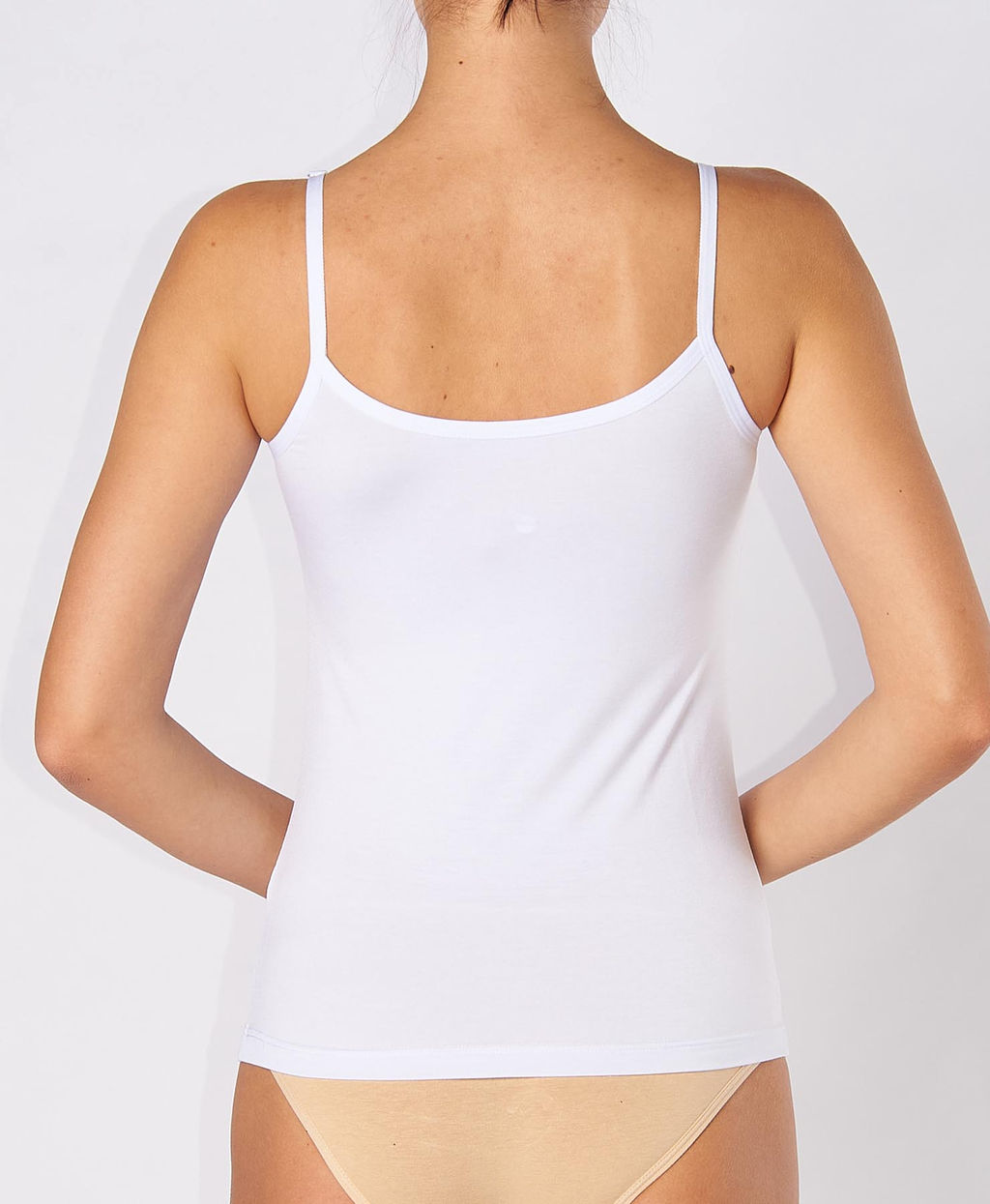 Майки женские Cherry Girl 820 модал, эластан белый размеры M, L, XL  фото 3