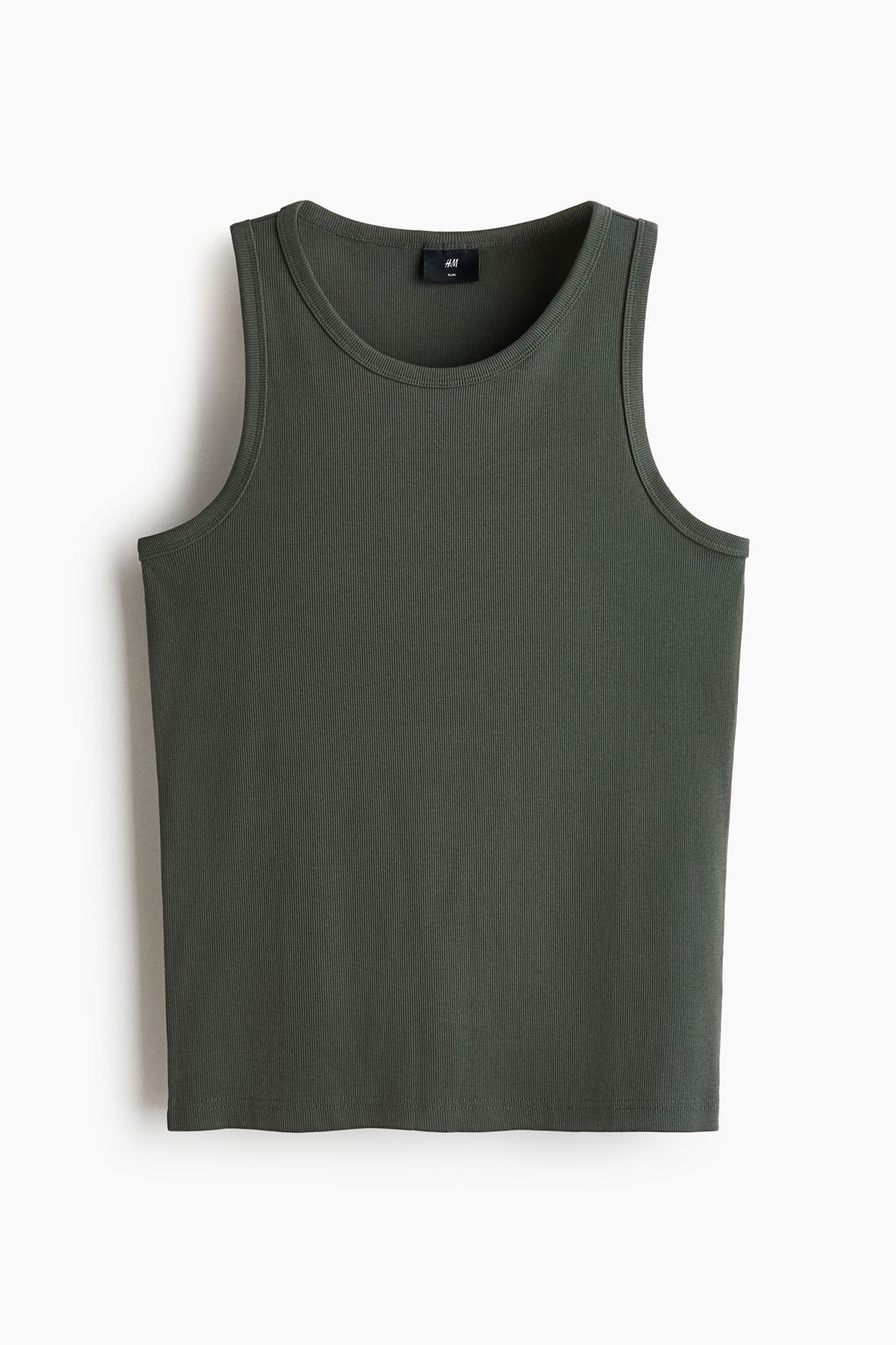 Camiseta sin mangas en canal? Slim Fit - H&m фото 10