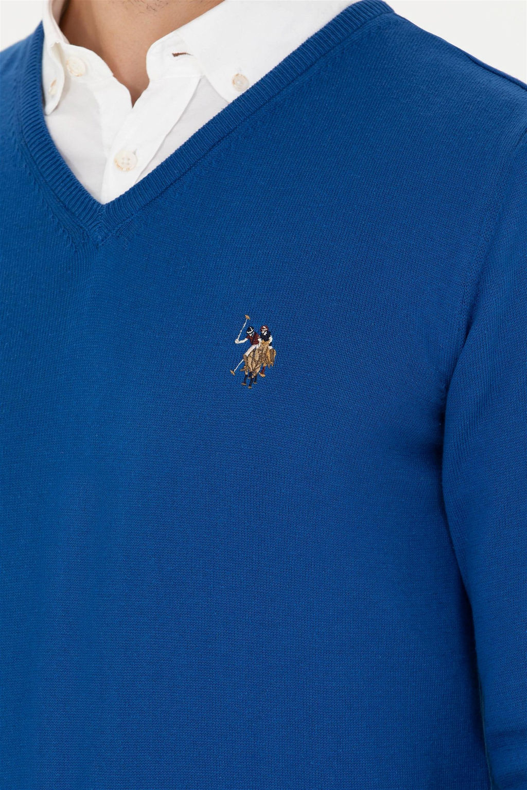 U. S. Polo Assn Мужской базовый свитер Saks - U.s. polo assn фото 7