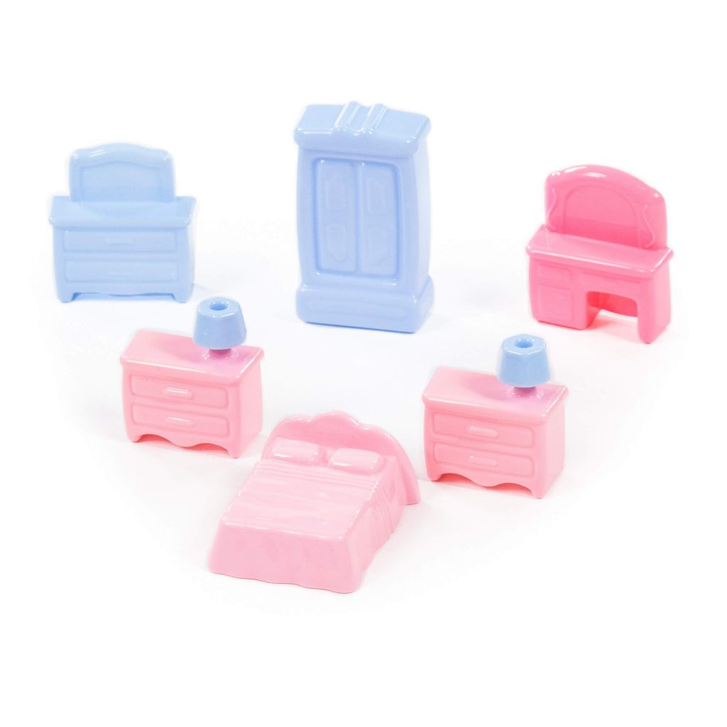 Набор мебели для кукол №1 (6 элементов) (в пакете) - Полесье фото 5