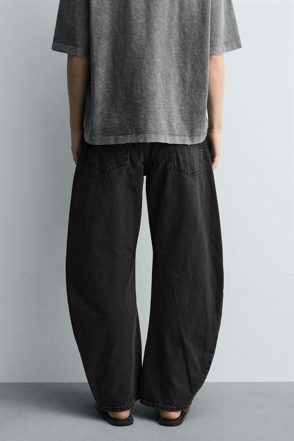 JEANS RELAXED BARREL FIT / Carb?n - Zara фото 7