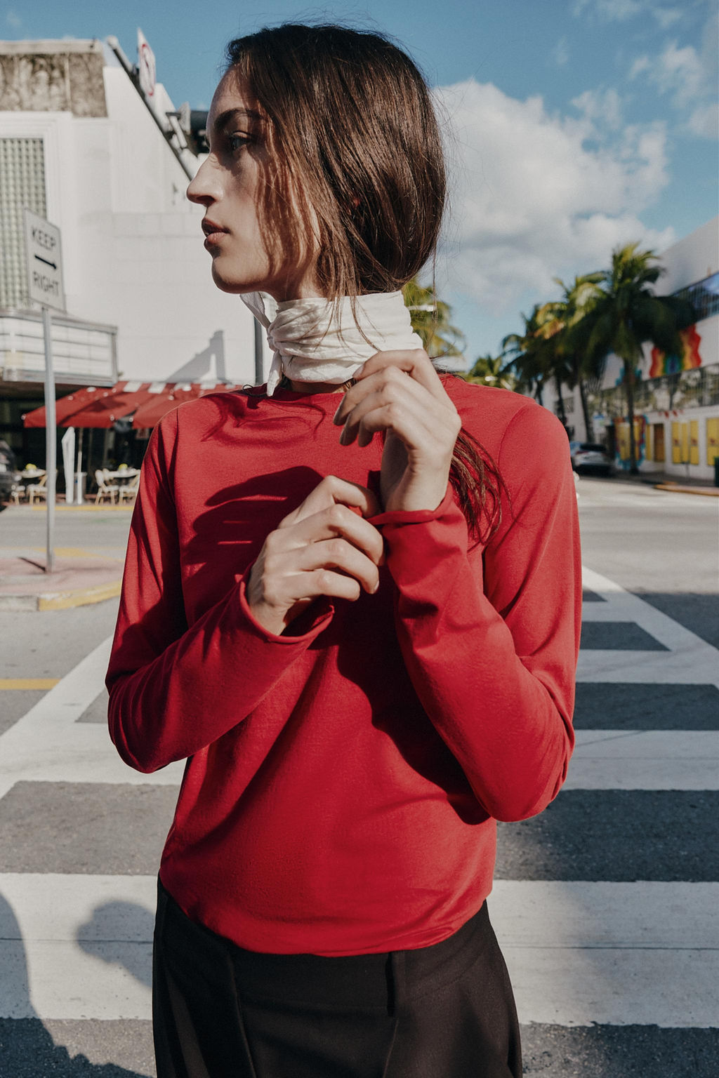 COTTON LONG SLEEVE T-SHIRT - Zara фото 15