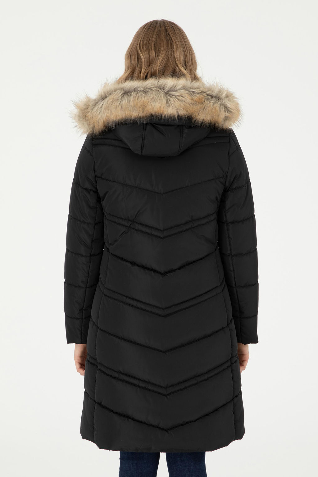 Женское черное пальто - U.s. polo assn фото 5