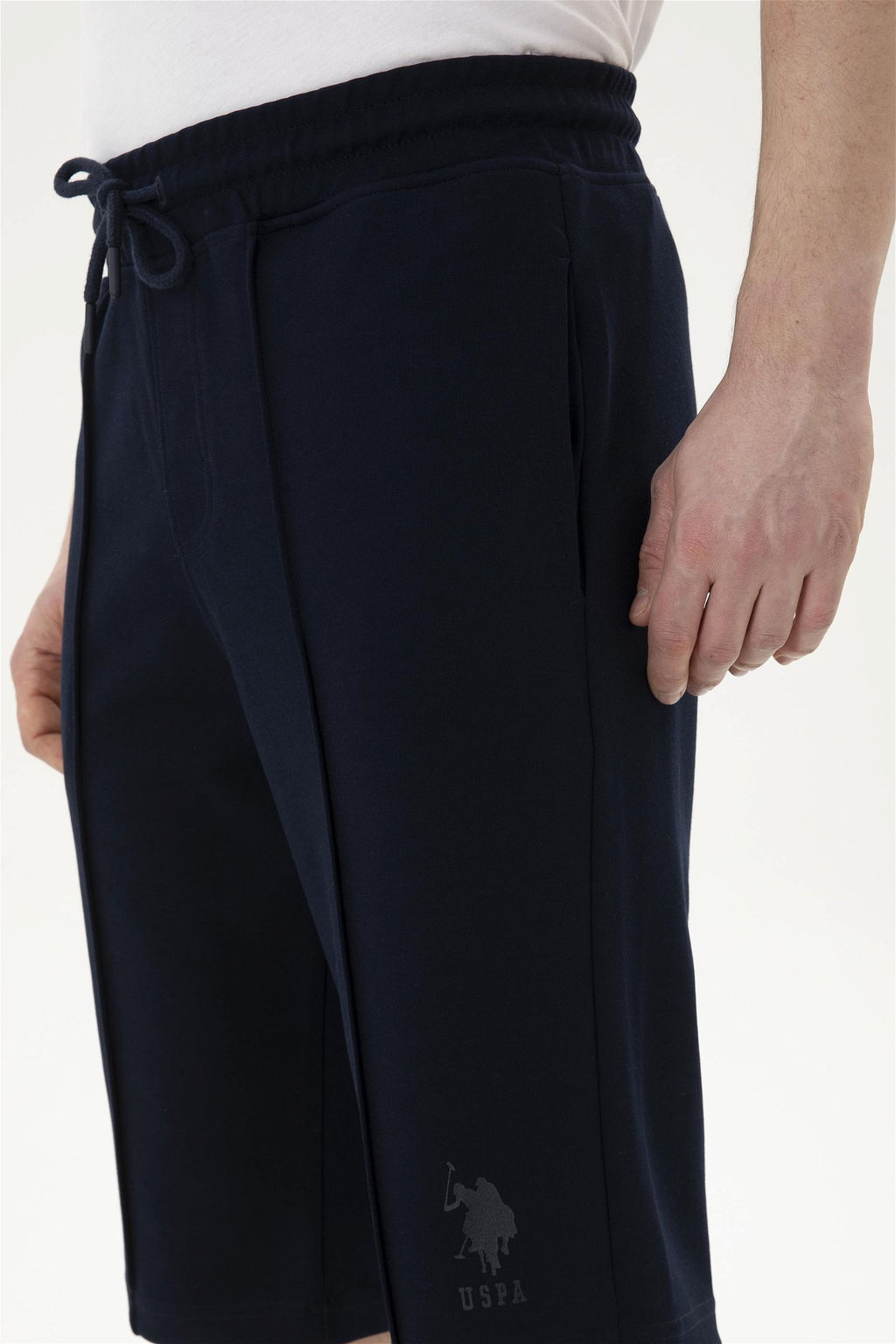 Мужские темно-синие вязаные шорты Неожиданная скидка в корзине - U.s. polo assn фото 5