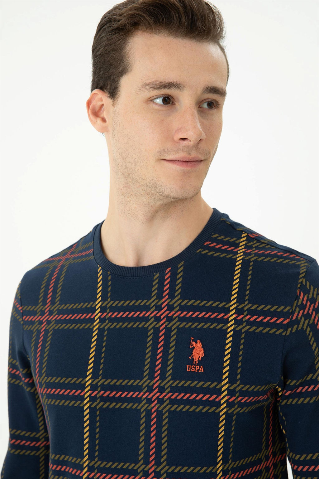 Мужской темно-синий свитшот Неожиданная скидка в корзине - U.s. polo assn фото 2