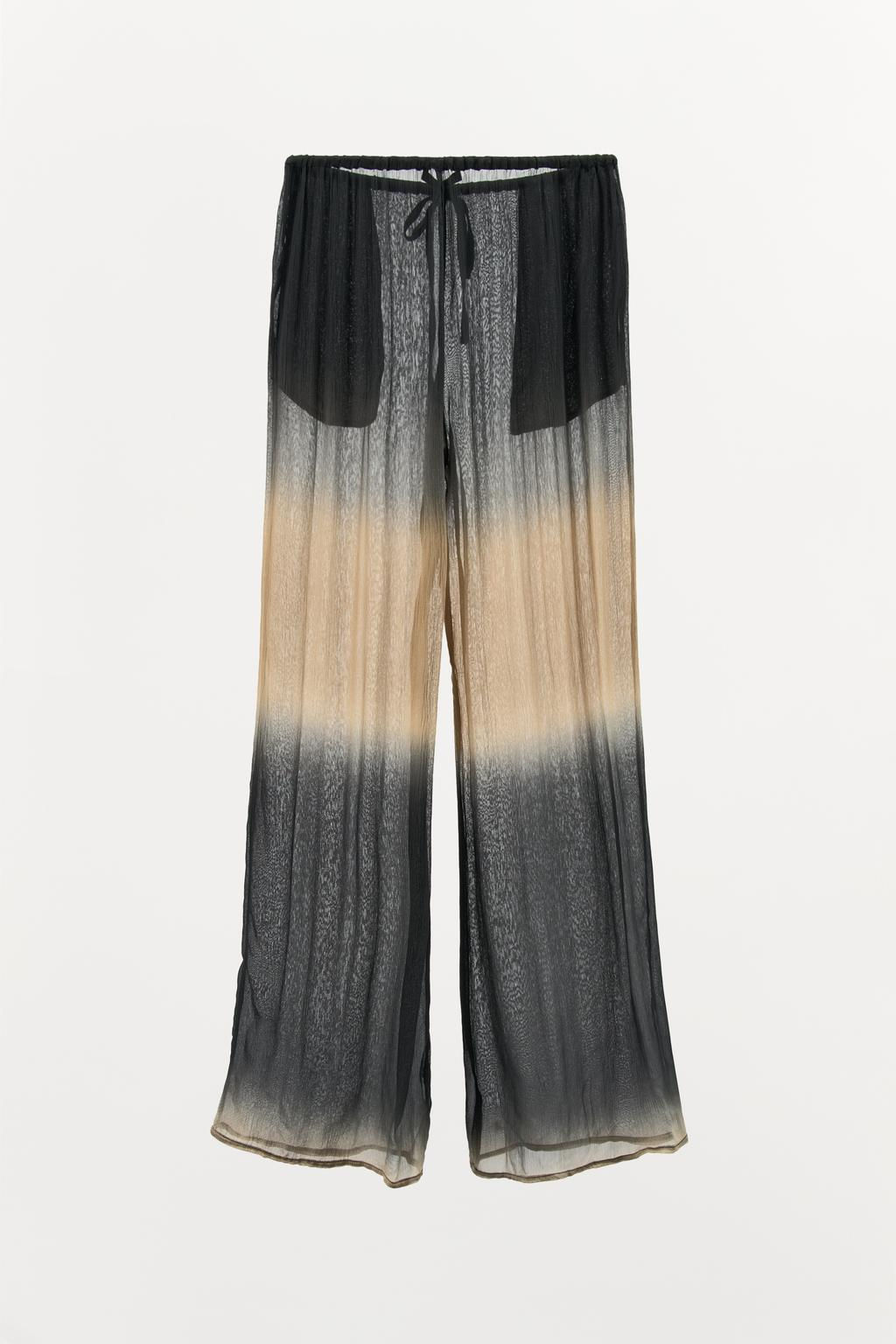 TIE-DYE FLOWING TROUSERS - Zara фото 5