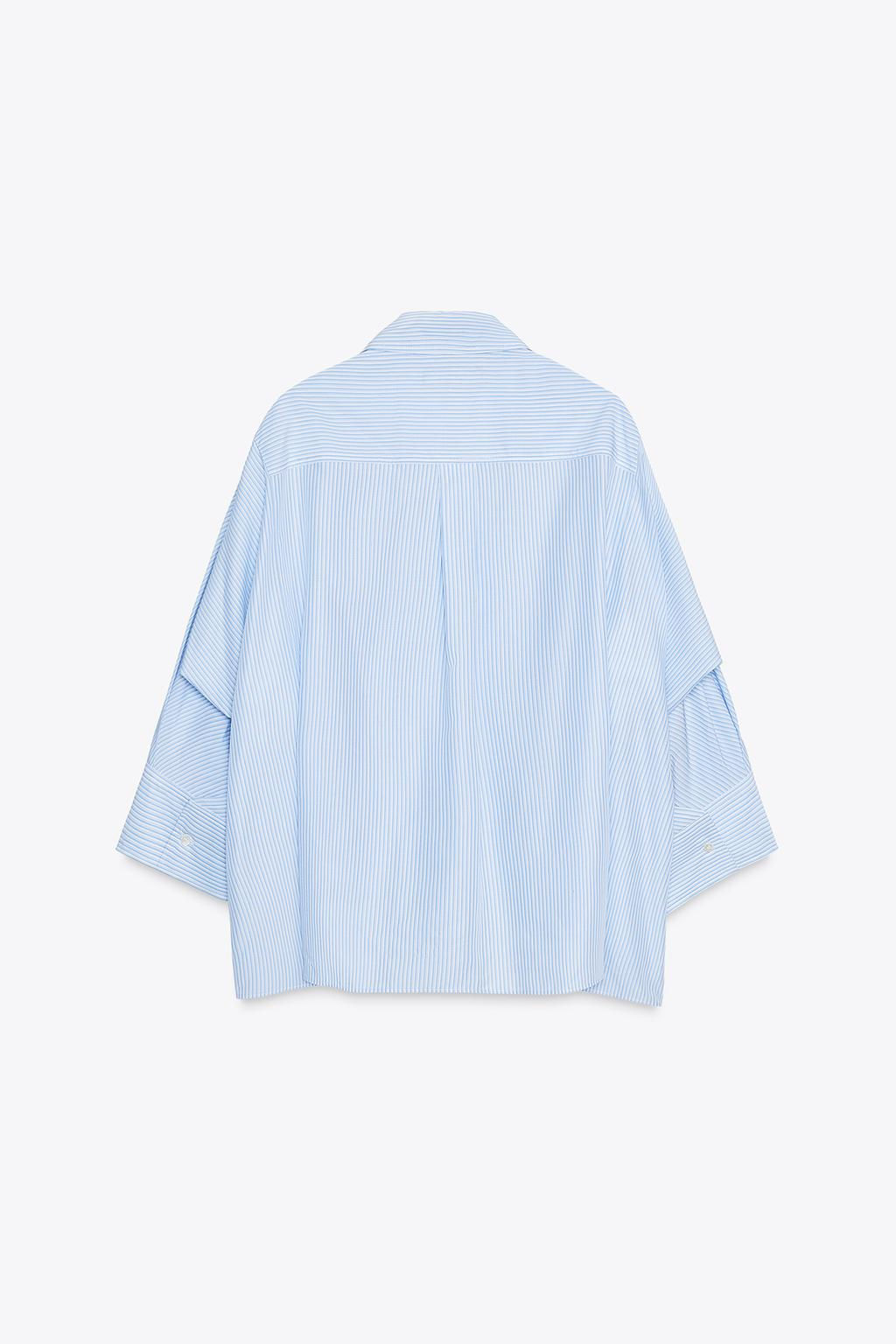 STRIPED SHIRT ZW COLLECTION - Zara фото 7