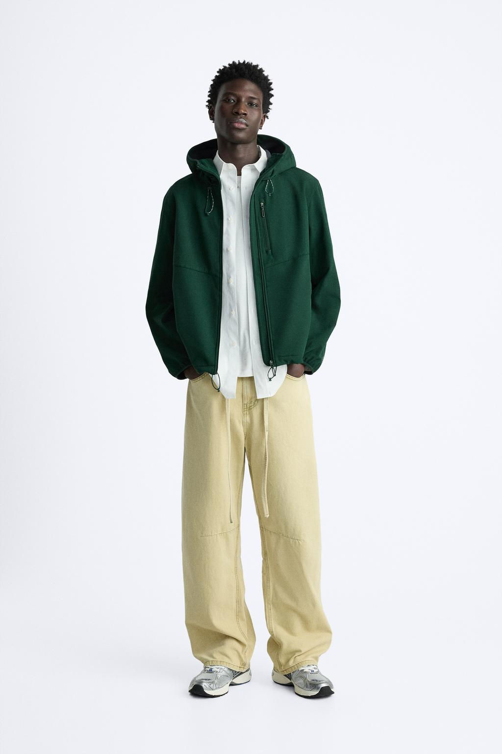 HOODED TECHNICAL JACKET - Zara фото 6
