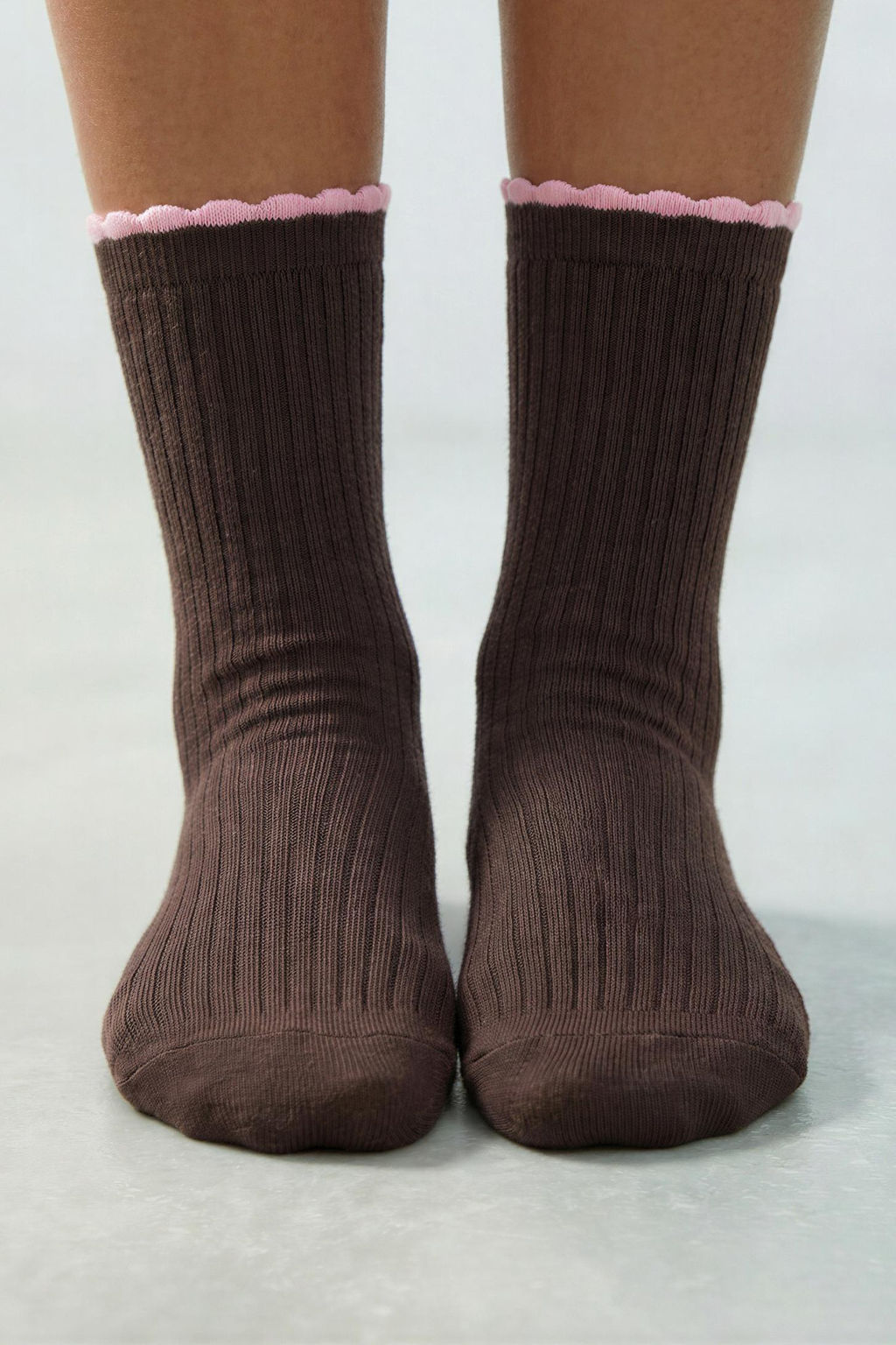 PACK OF TWO DOUBLE-EFFECT LONG SOCKS - Zara фото 8