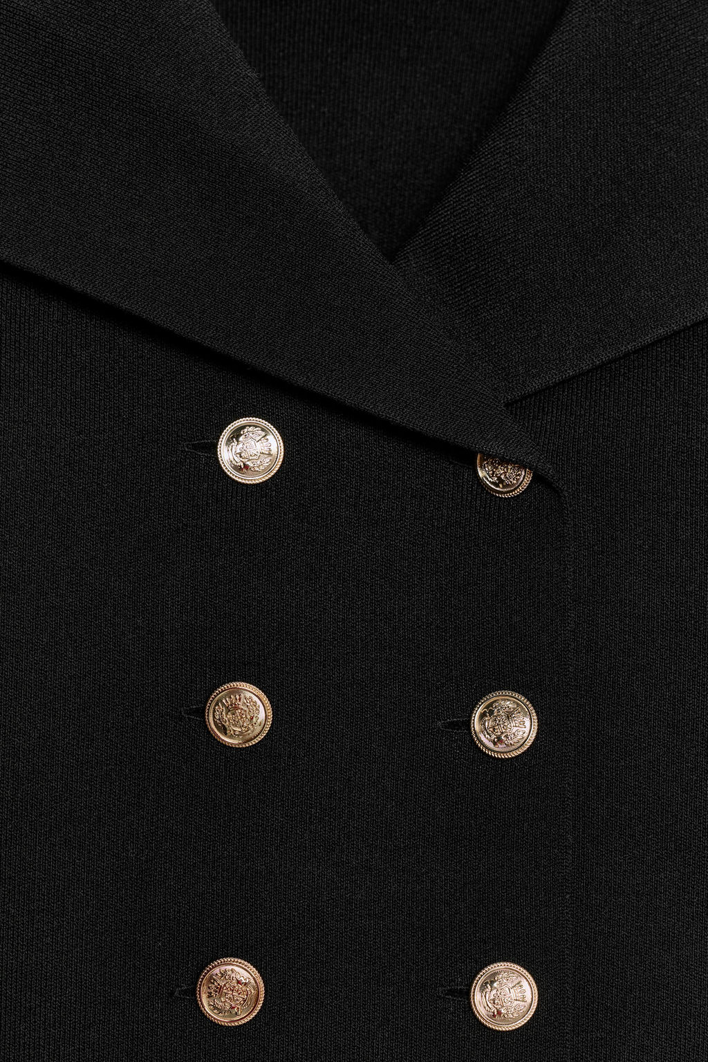 DOUBLE-BREASTED CROPPED KNIT JACKET - Zara фото 10