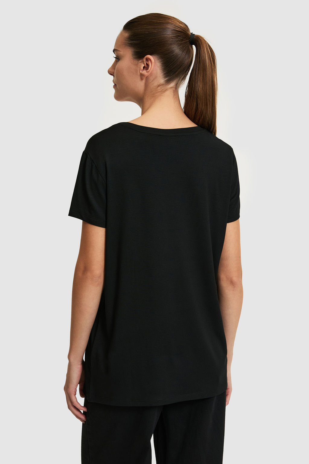 Kad_n Siyah Basic Ti__rt - U.s. polo assn фото 5