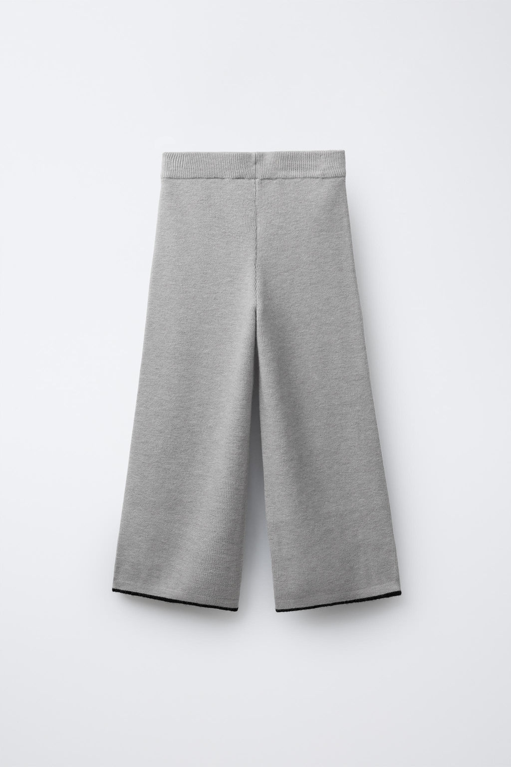 STRAIGHT FIT KNIT TROUSERS WITH BOWS - Zara фото 2