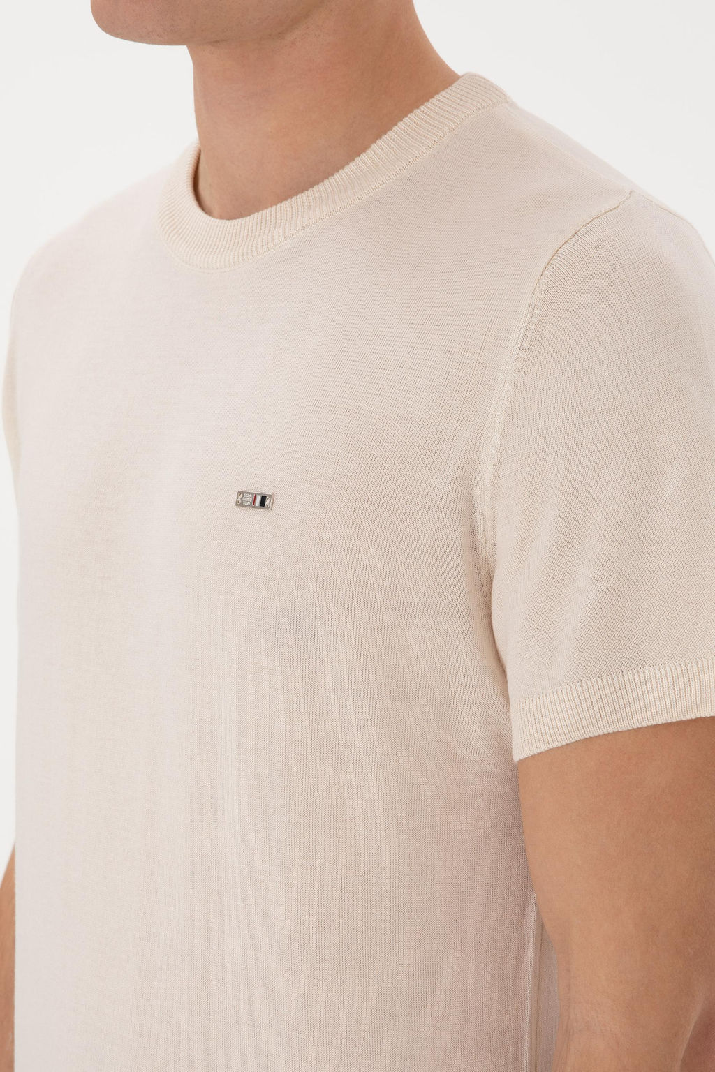 Erkek Slim Fit Bisiklet Yaka Ta_ Ti__rt Sepette S_rpriz _ndirim - U.s. polo assn фото 7