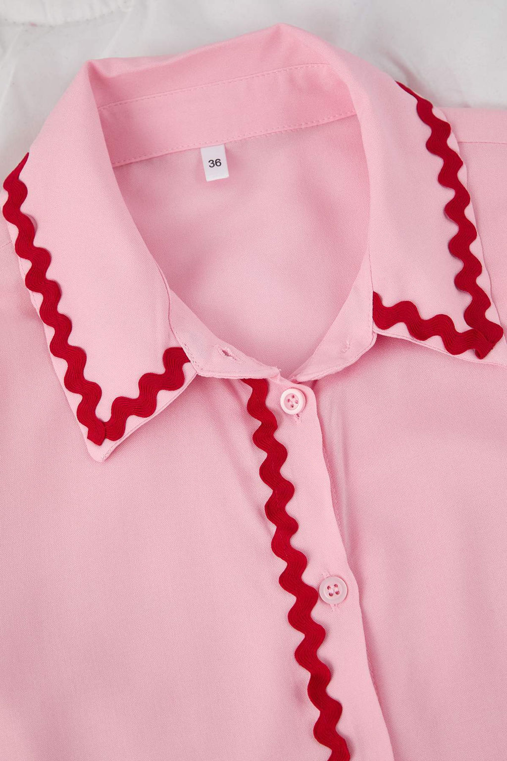 Pembe Duz Shally Dokuma Pijama Tak?m? THMAW26PT00144 - Trendyolmilla фото 8