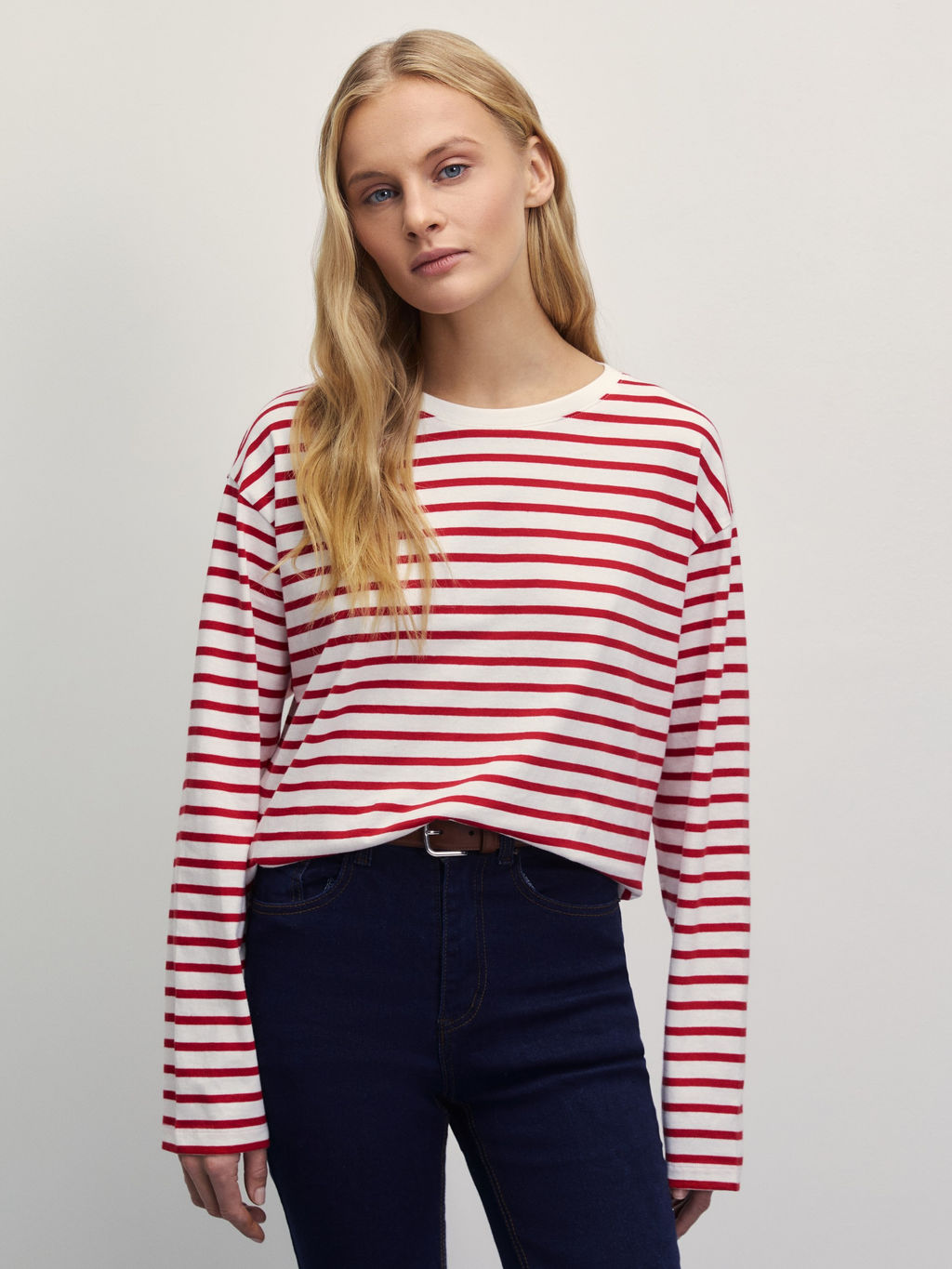 Лонгслив в полоску / Zarina  фото 2