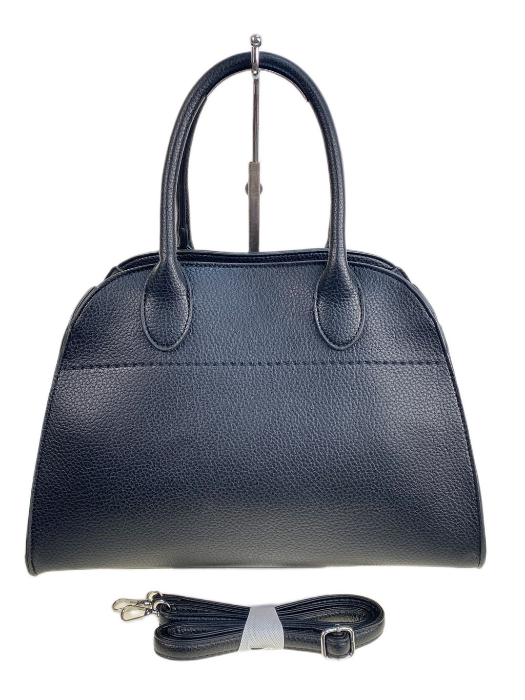 Женская сумка из натуральной кожи, цвет черный - Greta фото 2