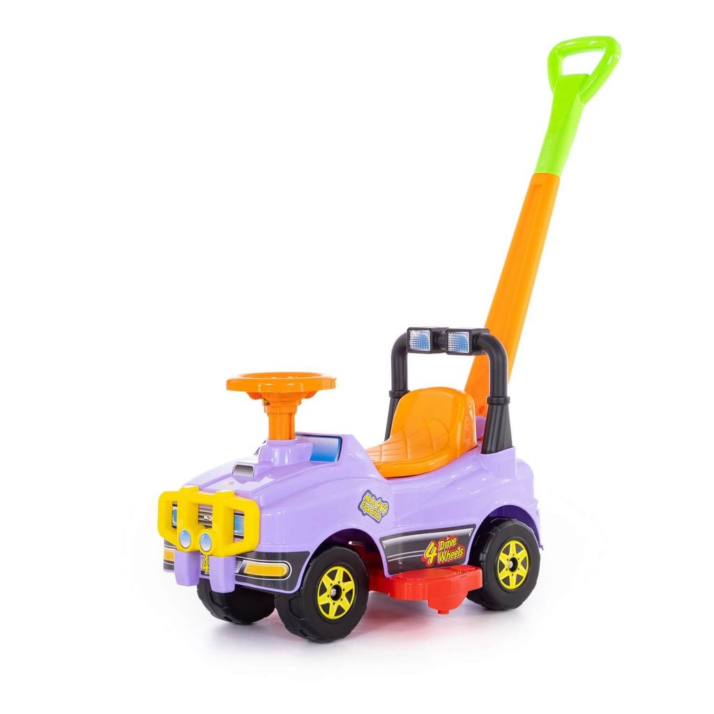 Автомобиль Джип-каталка с ручкой - №2 (сиреневый)